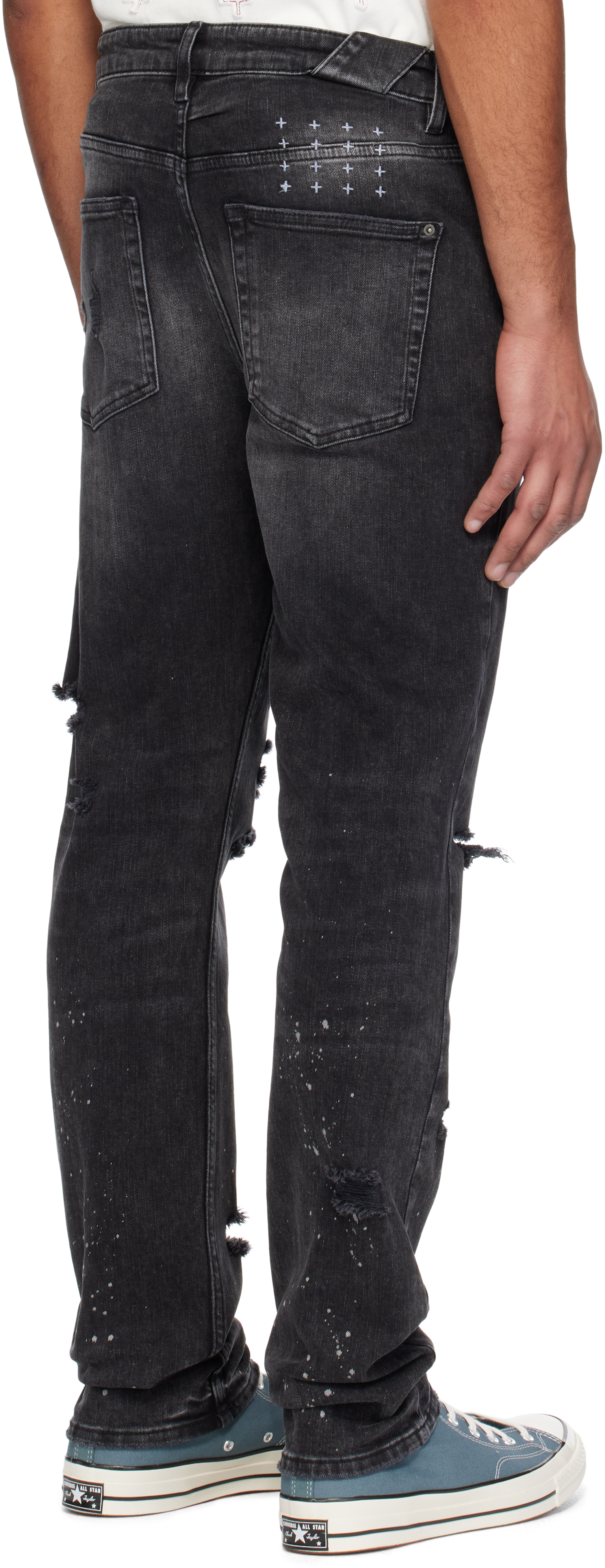 Shop Ksubi Black Chitch Blakk Rokk Jeans