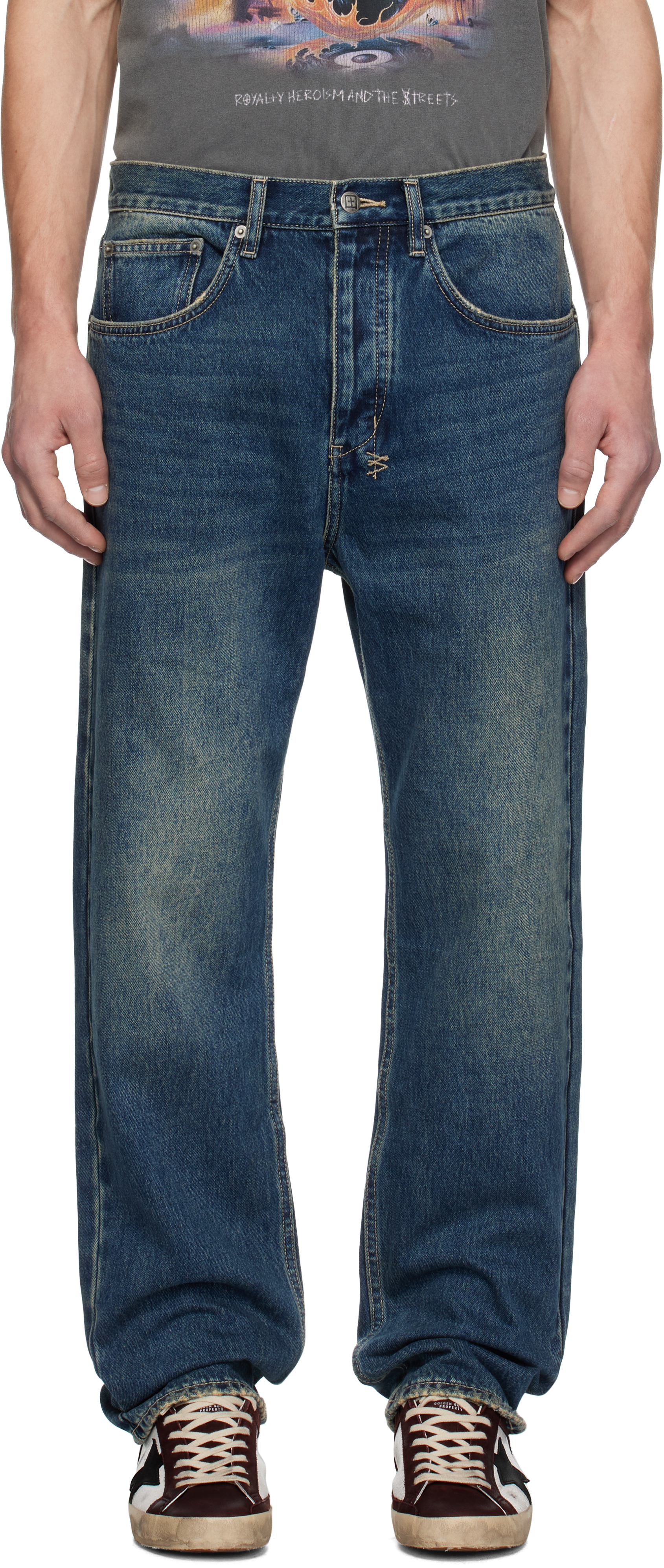 Blue Anti K Gasoline Jeans