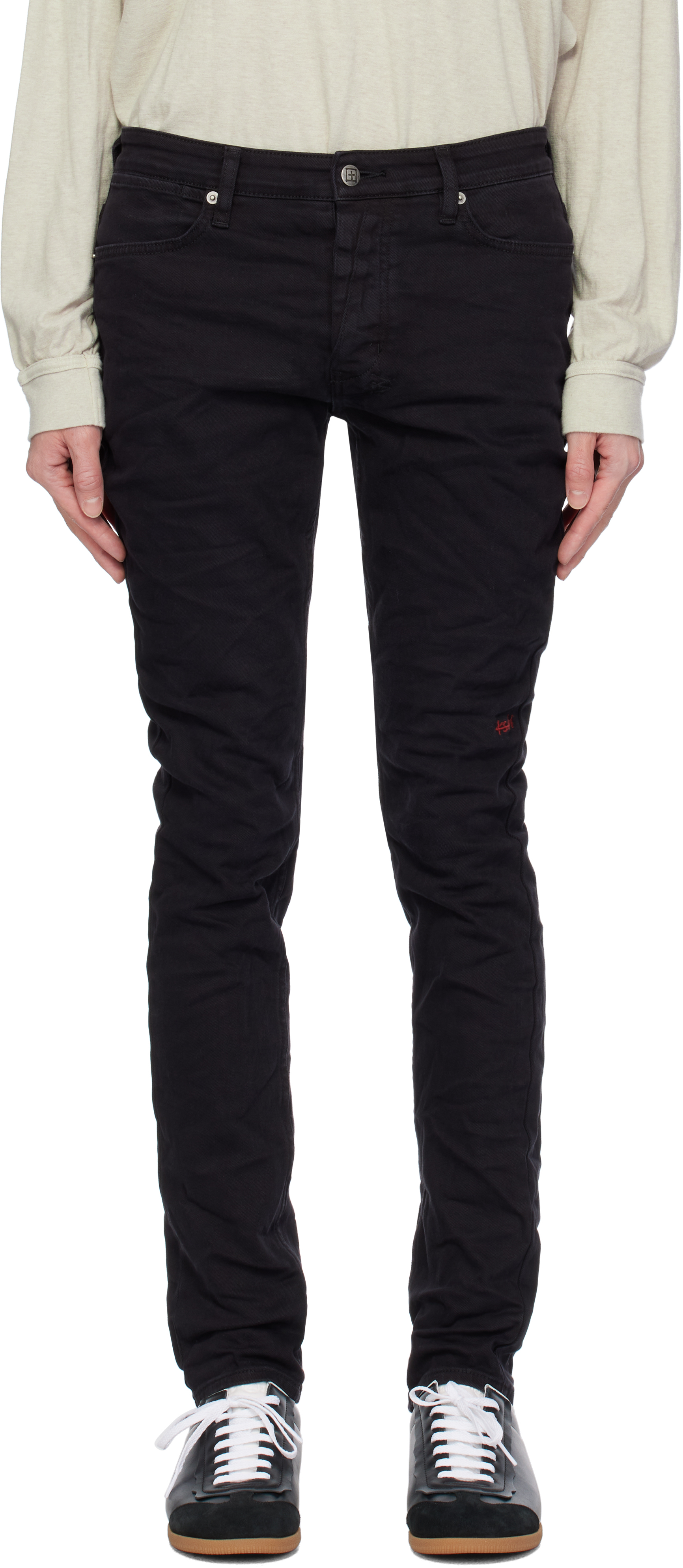 Black Van Winkle Ghosted Jeans