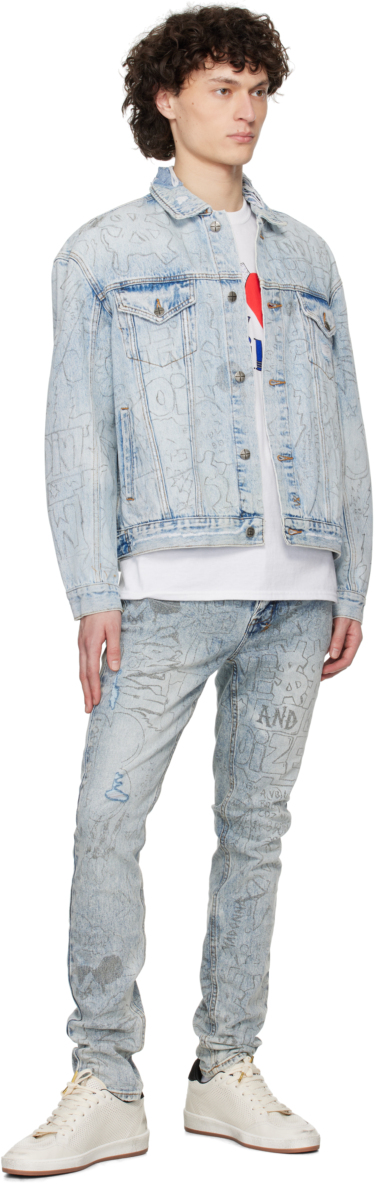 KSUBI BLUE VAN WINKLE JEANS 