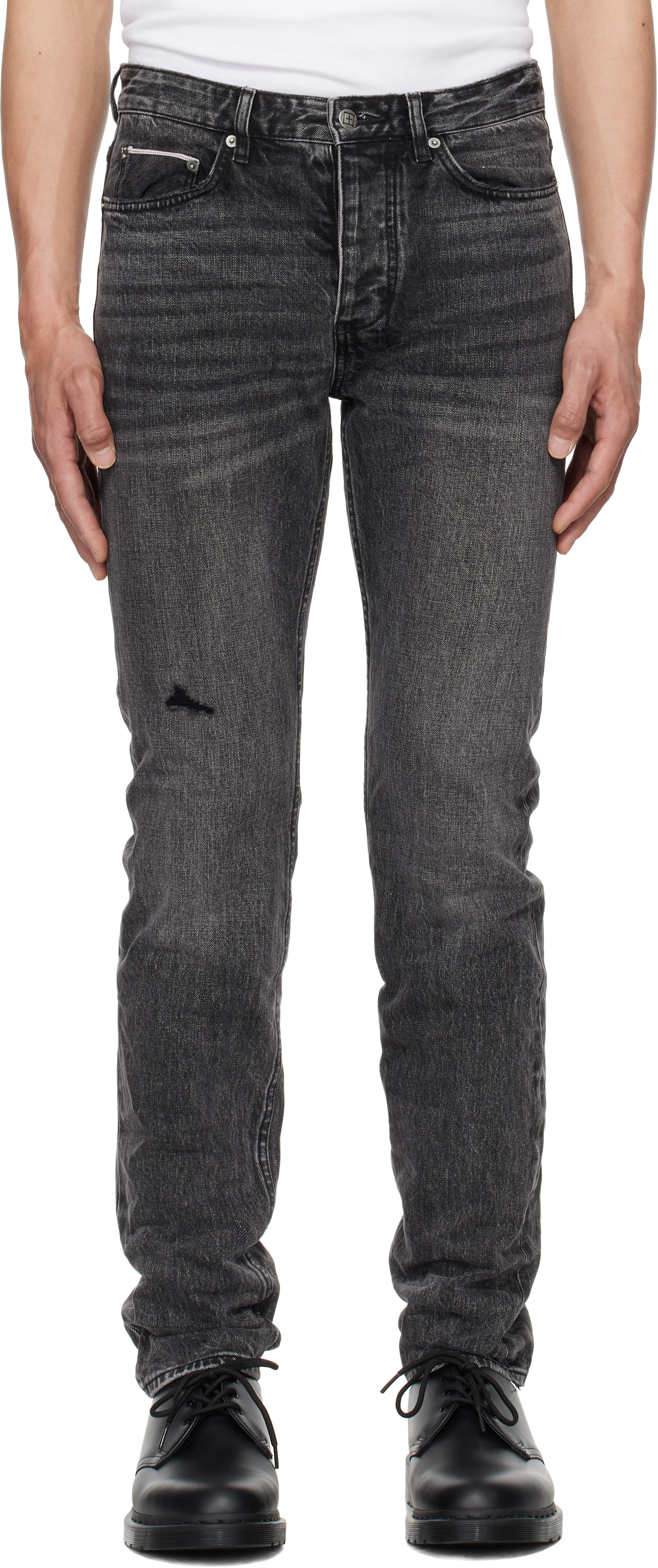 KSUBI BLACK CHITCH REPLIKA SELVEDGE JEANS 