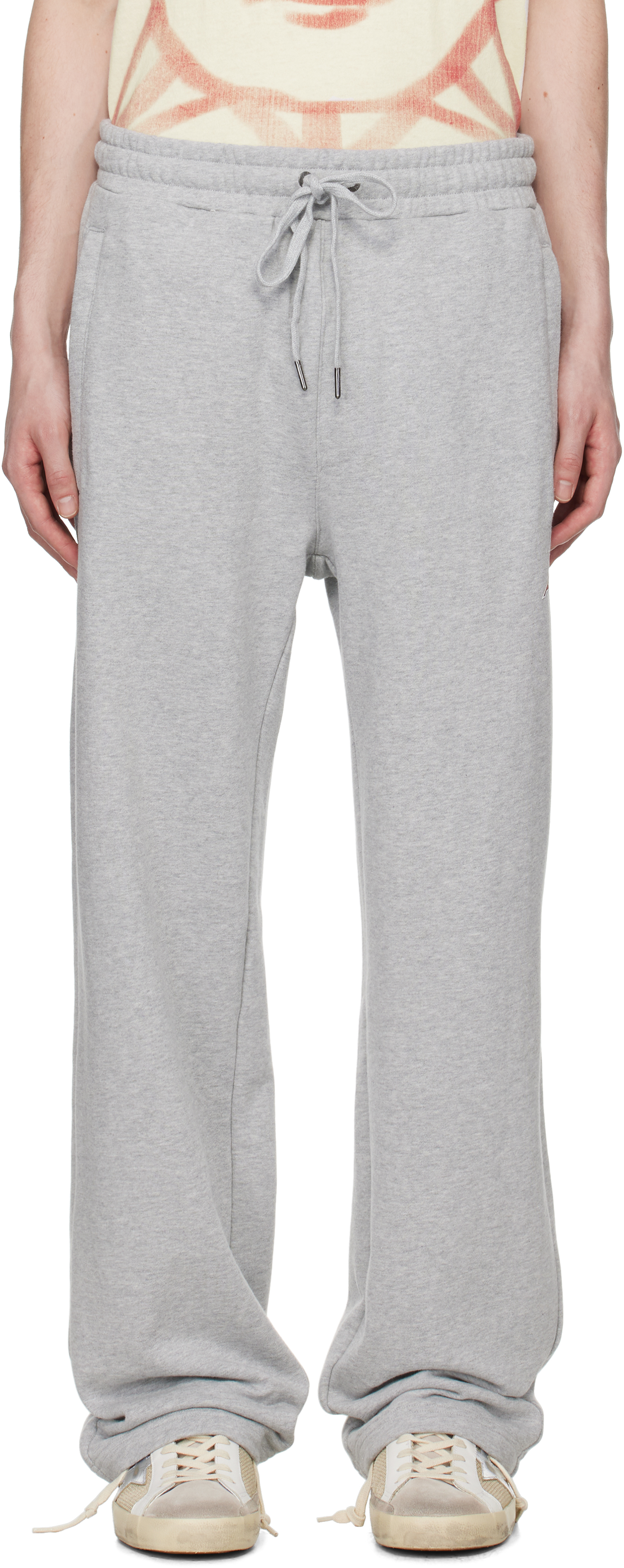 Shop Ksubi Gray Stinger Synthesis Sweatpants In Dark Grey Marle