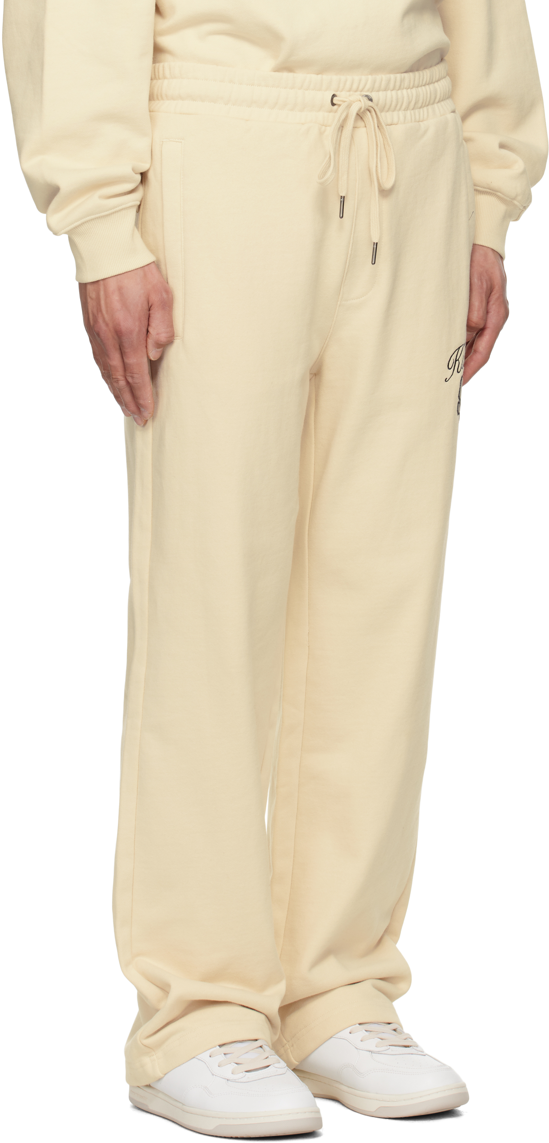 Shop Ksubi Beige Playoff Synthesis Sweatpants In Tan