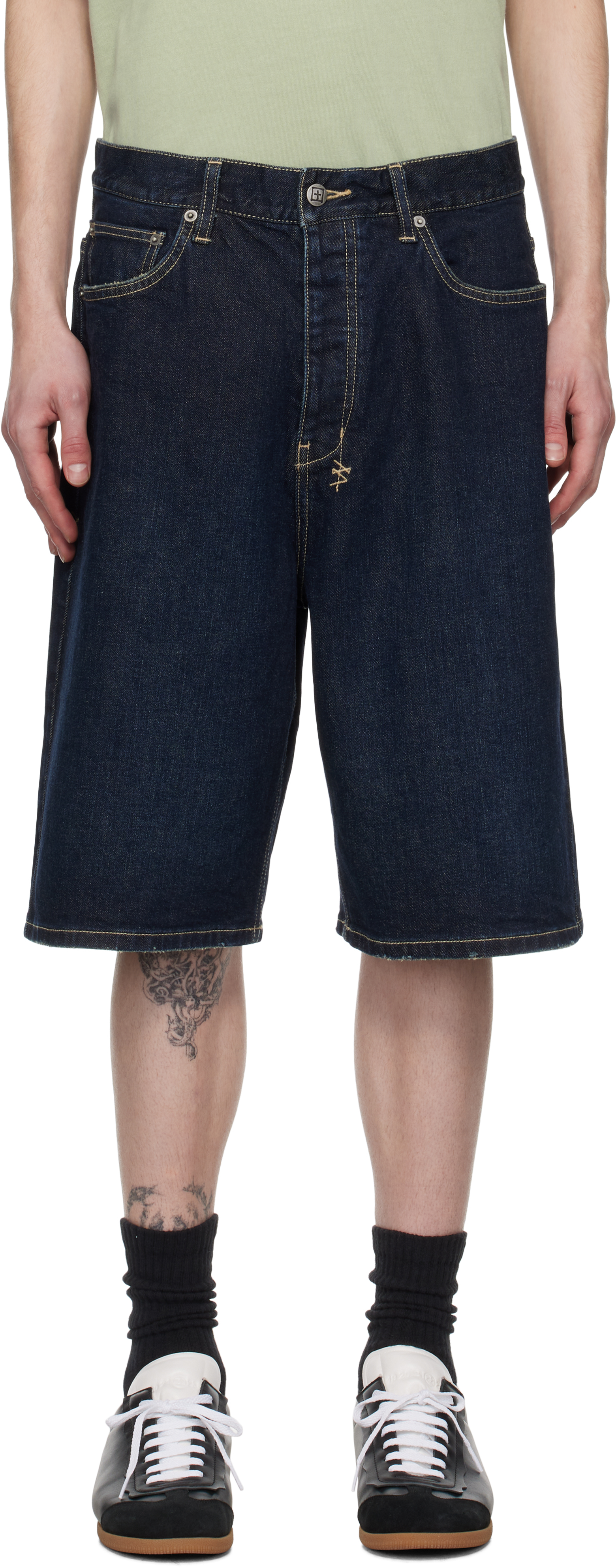 Blue MAXX Rinsed Denim Shorts