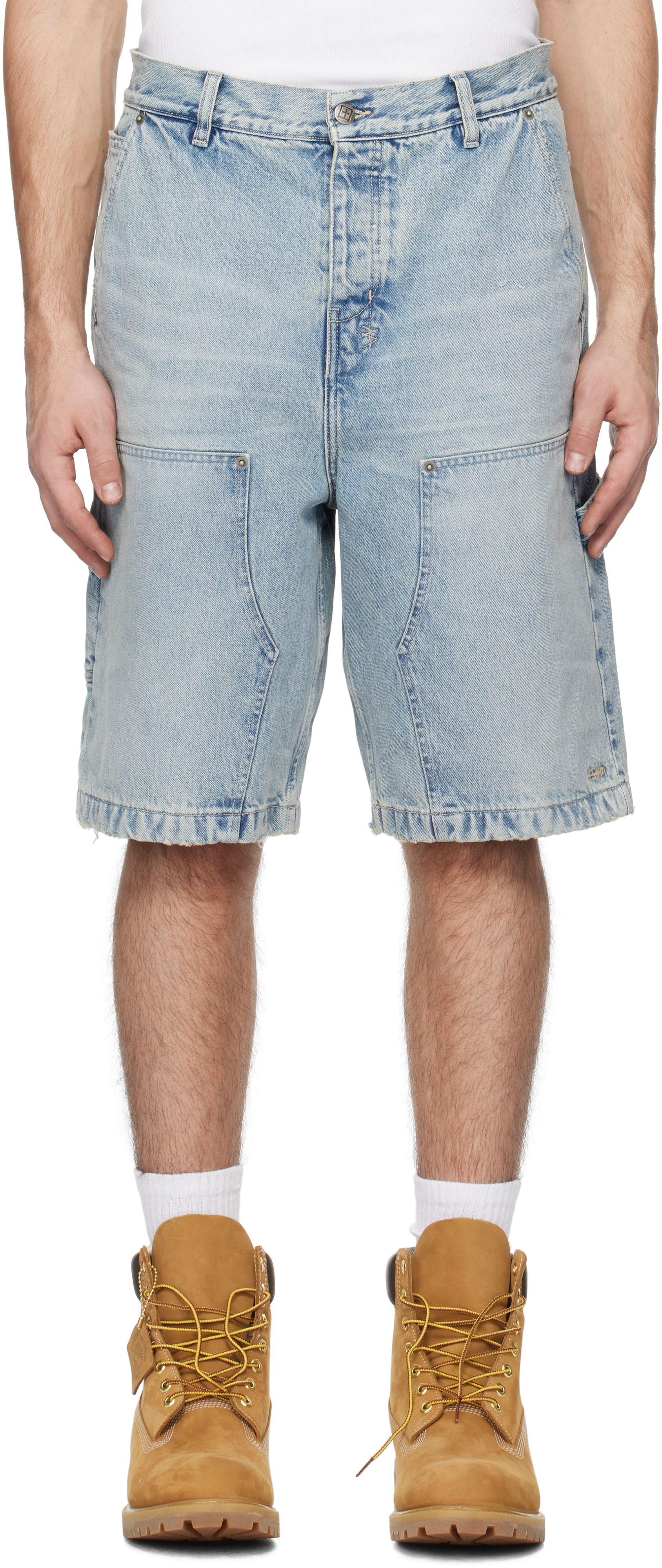 Blue MAXX Operator Champagne Denim Shorts