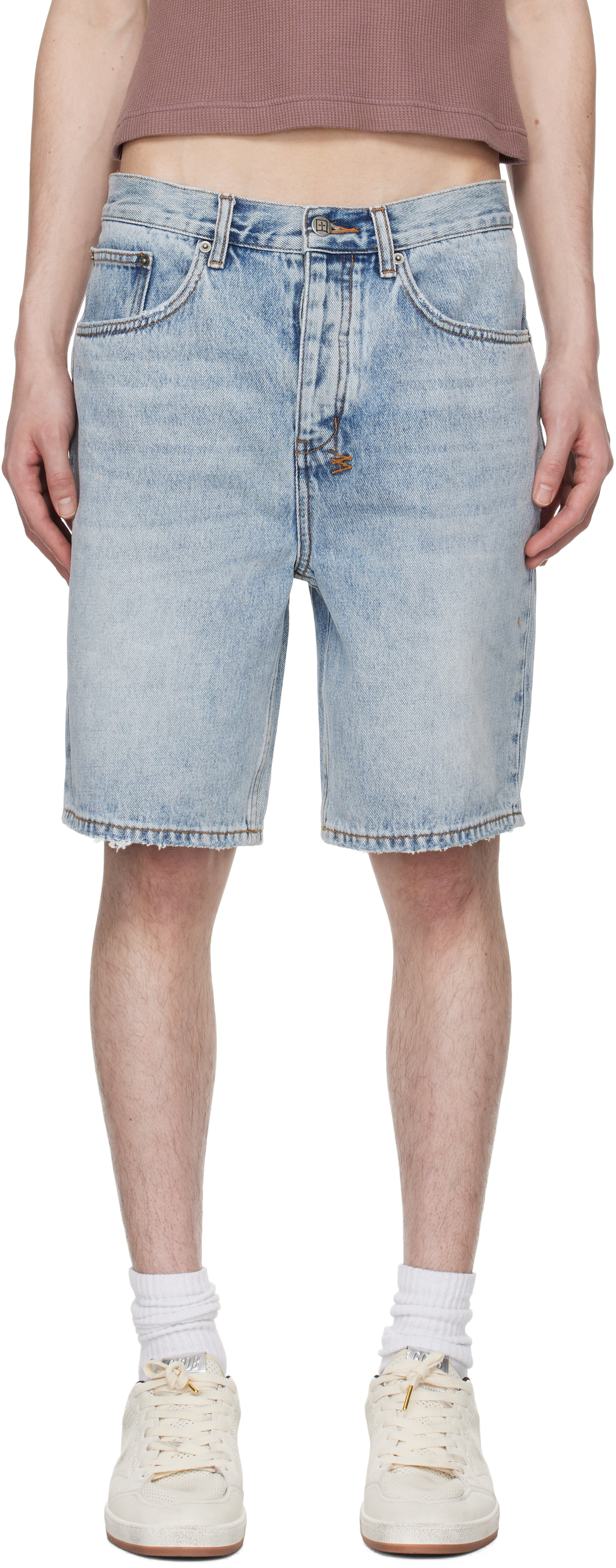 KSUBI BLUE ANTI K DENIM SHORTS