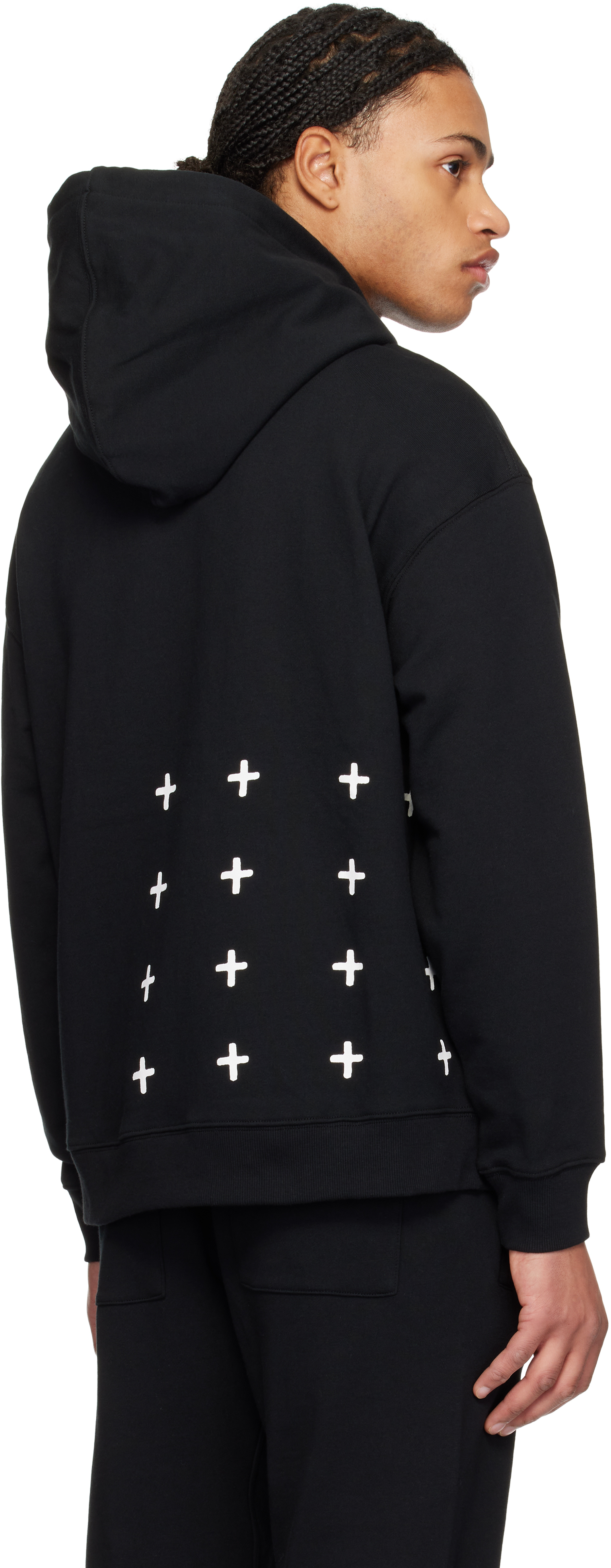 Shop Ksubi Black 4 X 4 Biggie Hoodie
