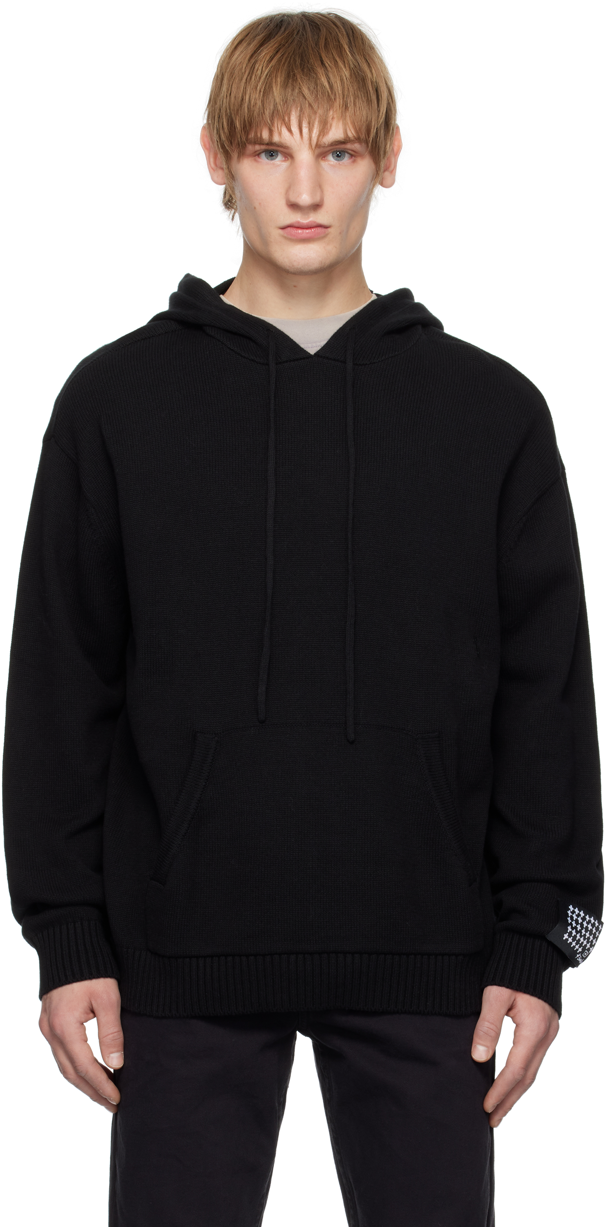 Black 1999 Knit Hoodie