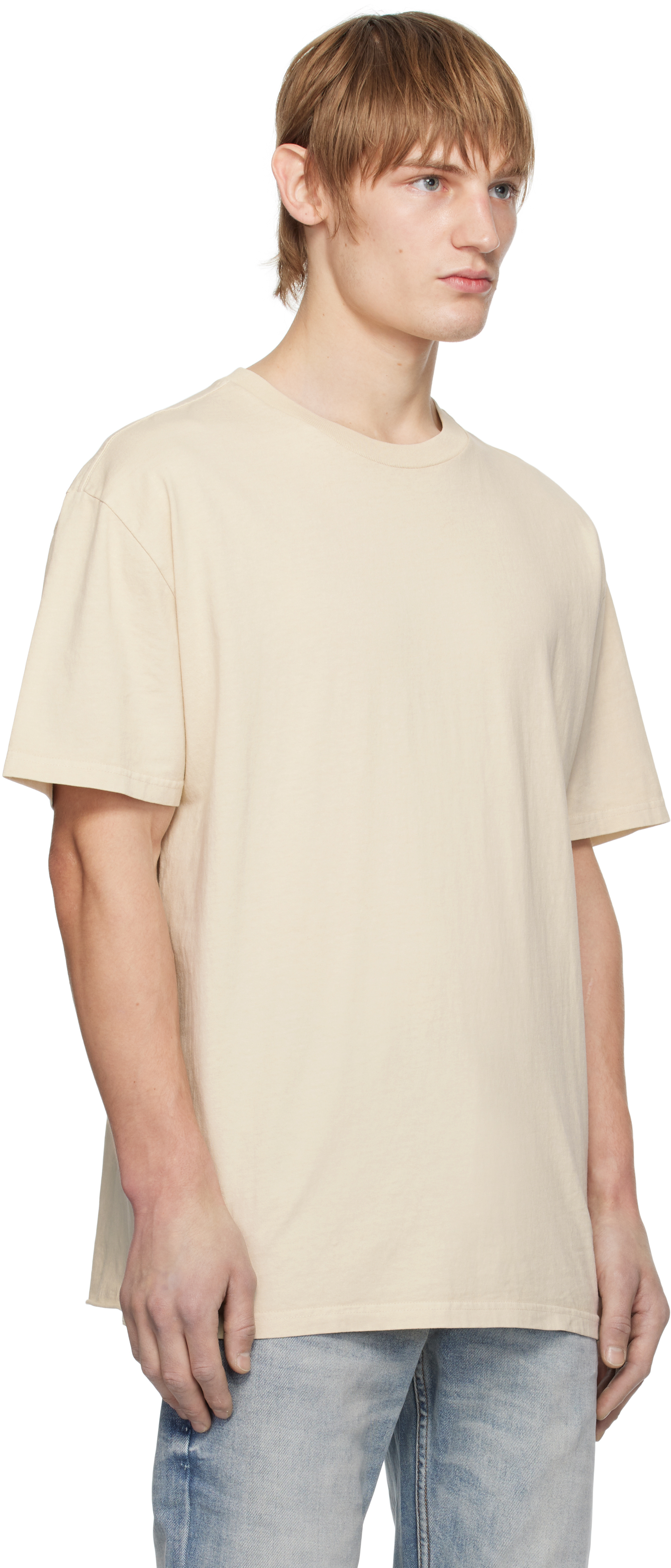 KSUBI BEIGE 4 X 4 BIGGIE T-SHIRT