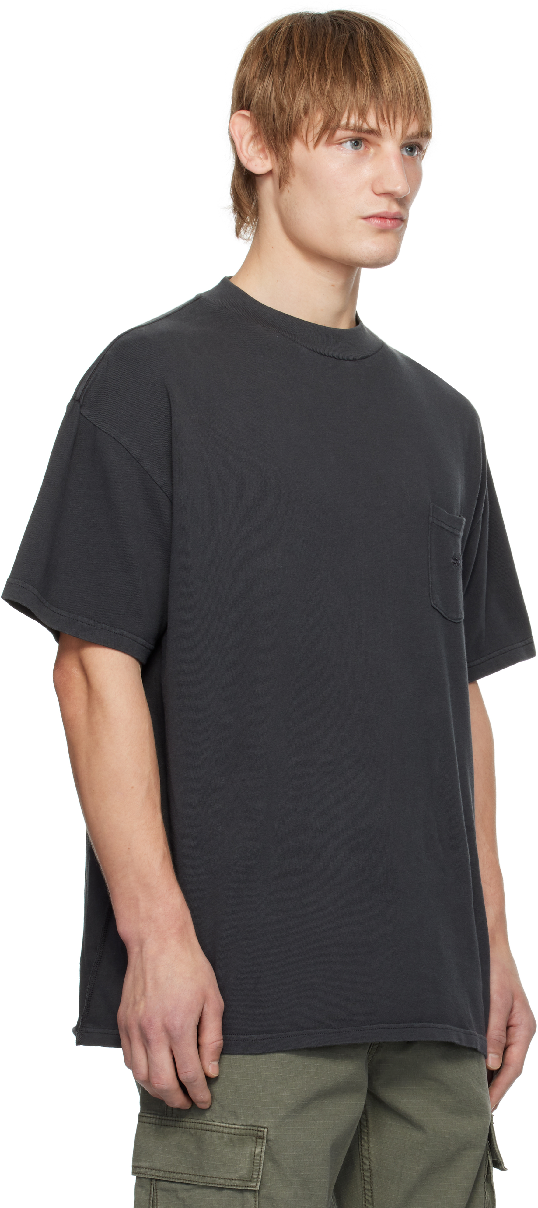 Shop Ksubi Black Est Pocket T-shirt