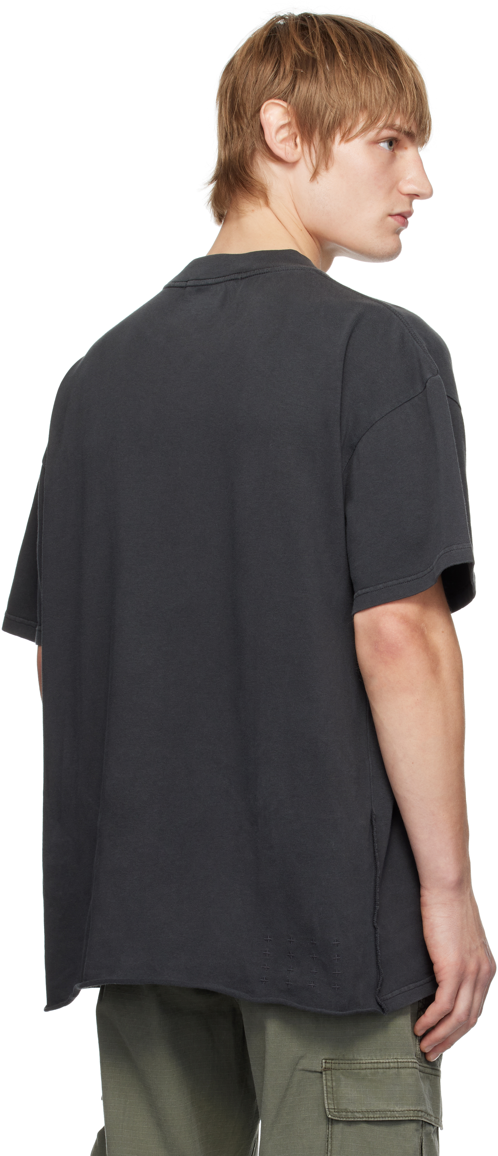 Shop Ksubi Black Est Pocket T-shirt