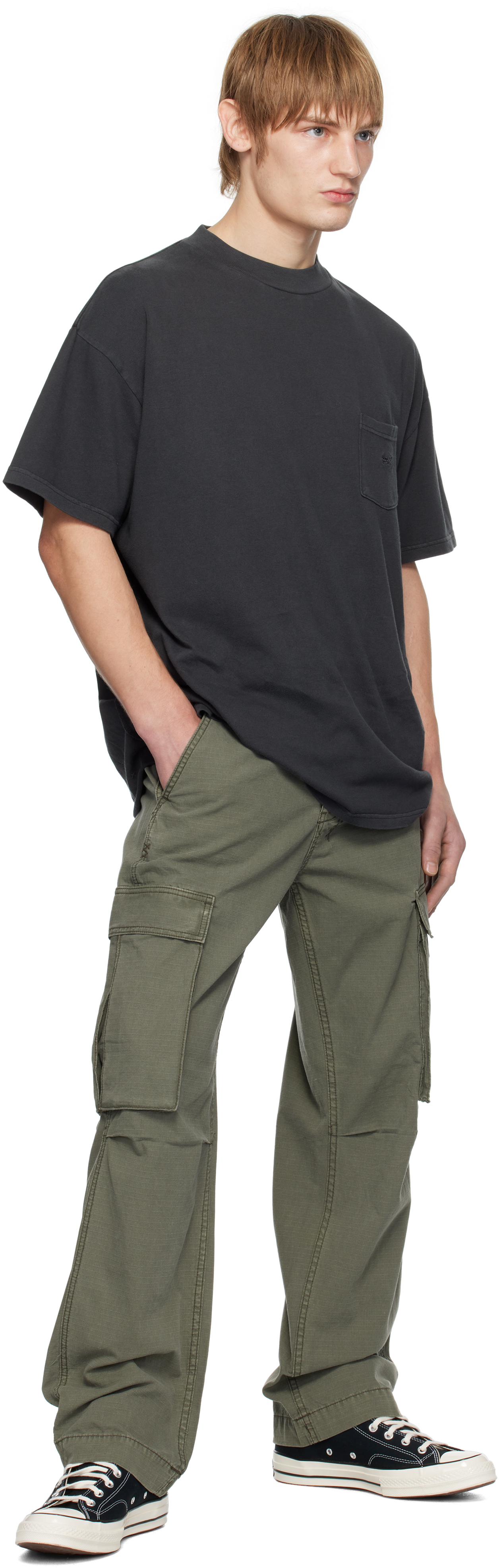 KSUBI BLACK EST POCKET T-SHIRT 