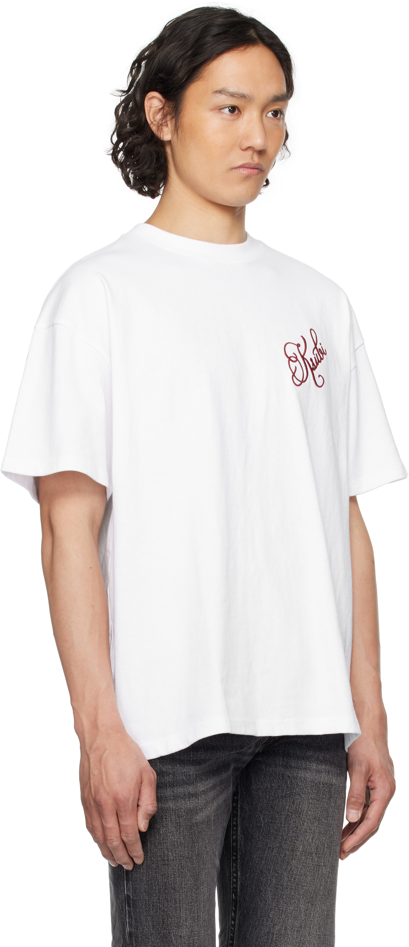 Shop Ksubi White Kursed Ekcess Ss T-shirt