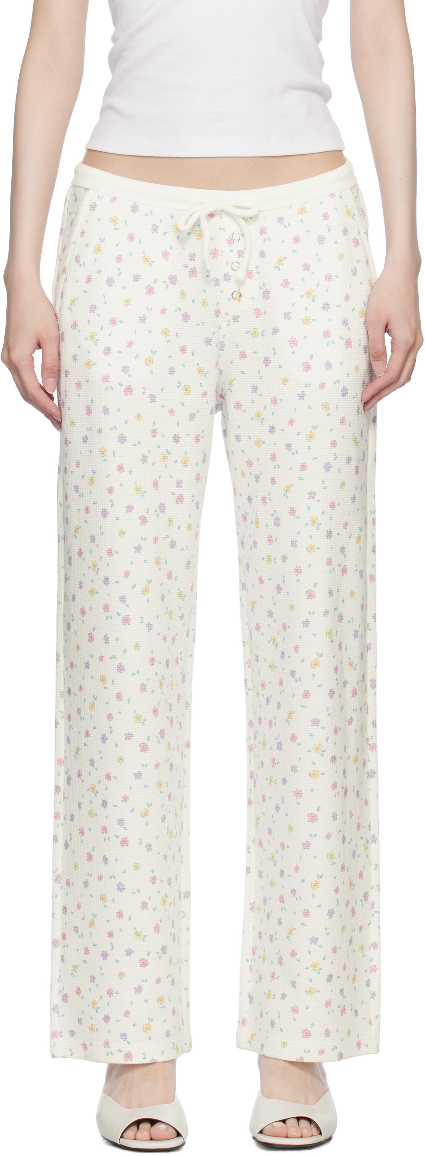 White Cabin Thermal Lounge Pants