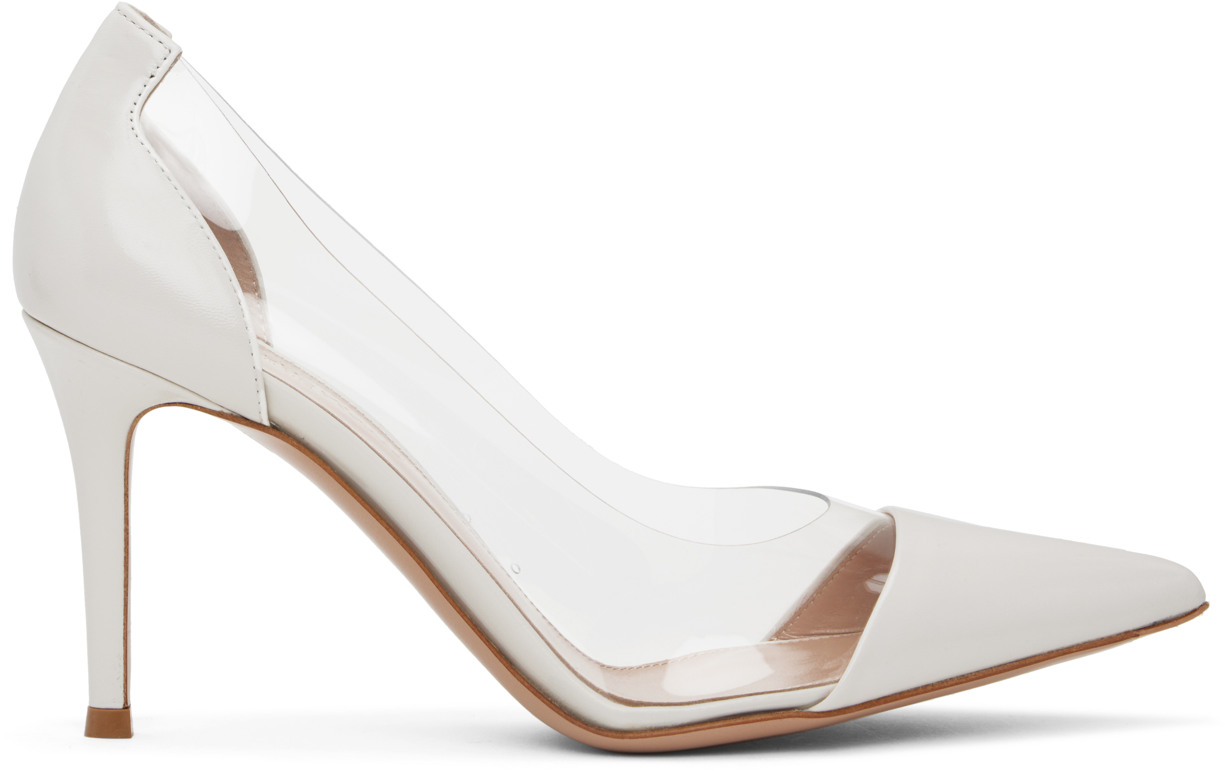 gianvito rossi plexi white