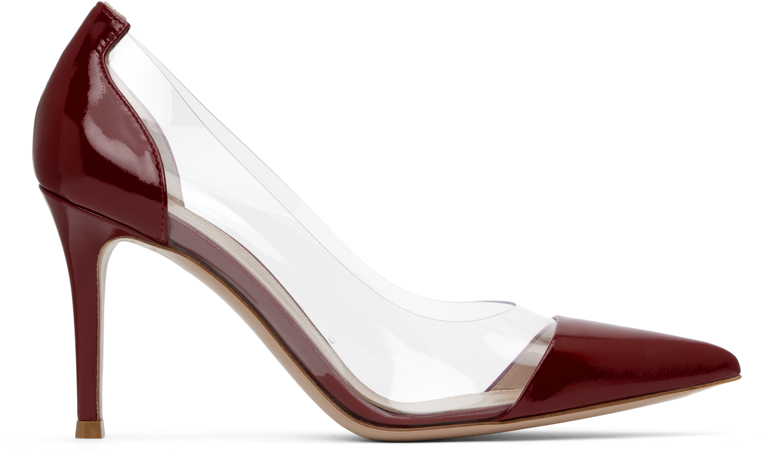 【関税込み】Gianvito Rossi レッド Plexi ヒール Gianvito Rossiのレッド Plexi ヒールがセール中