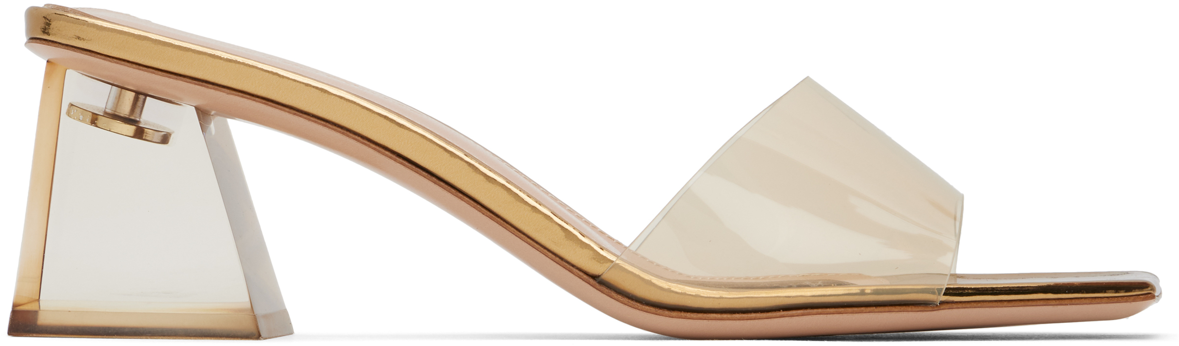 【関税込み】Gianvito Rossi ゴールド Cosmic ミュール Gianvito Rossiのゴールド Cosmic ミュールがセール中
