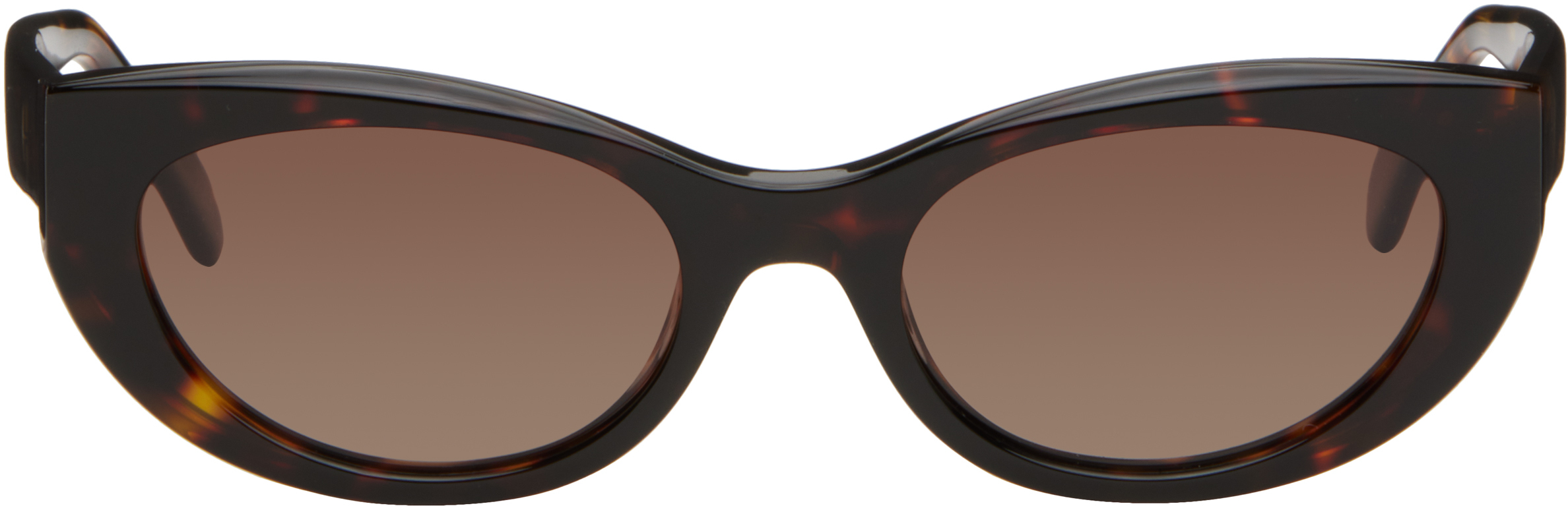 Anine Bing Brown Canned Sunglasses In Multi