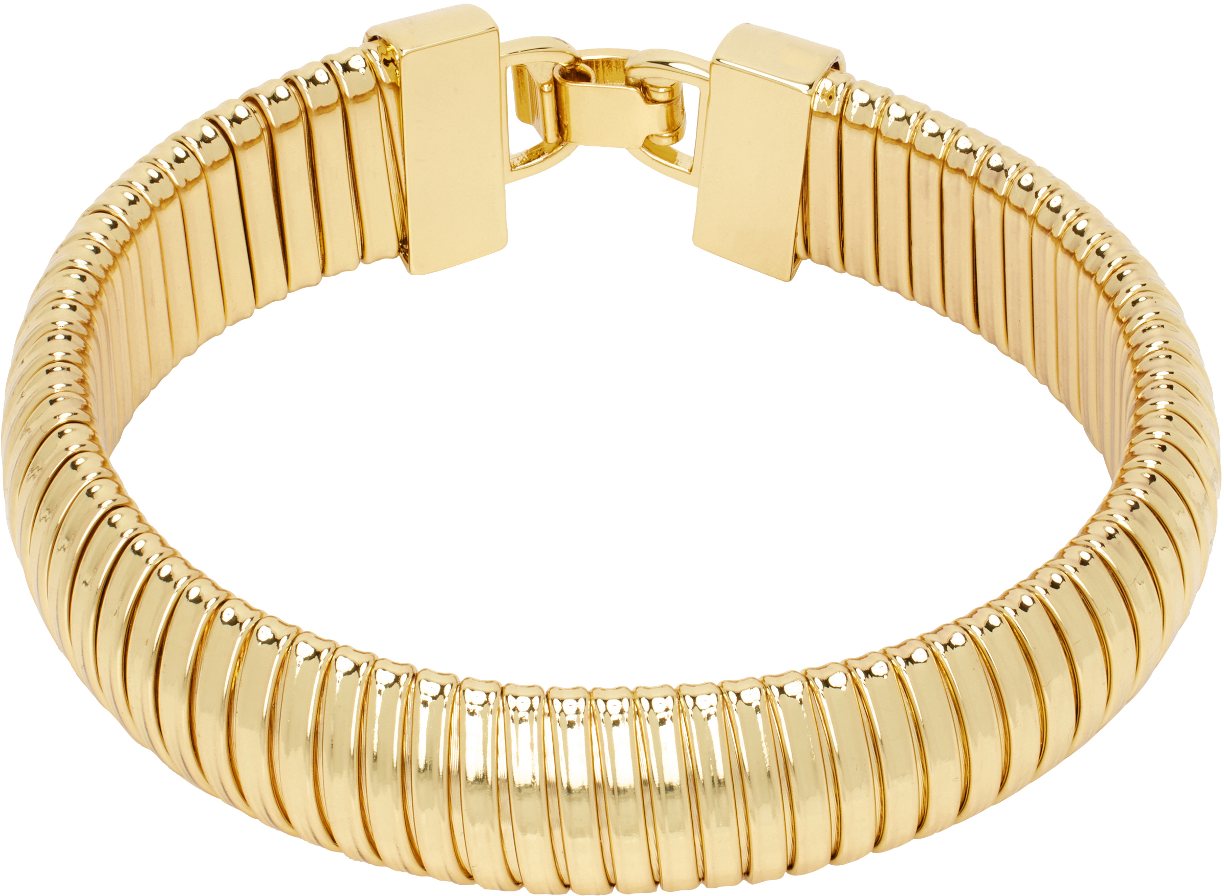 【関税込み】ANINE BING ゴールド Coil チェーンブレスレット Anine Bing jewelry for Women | SSENSE