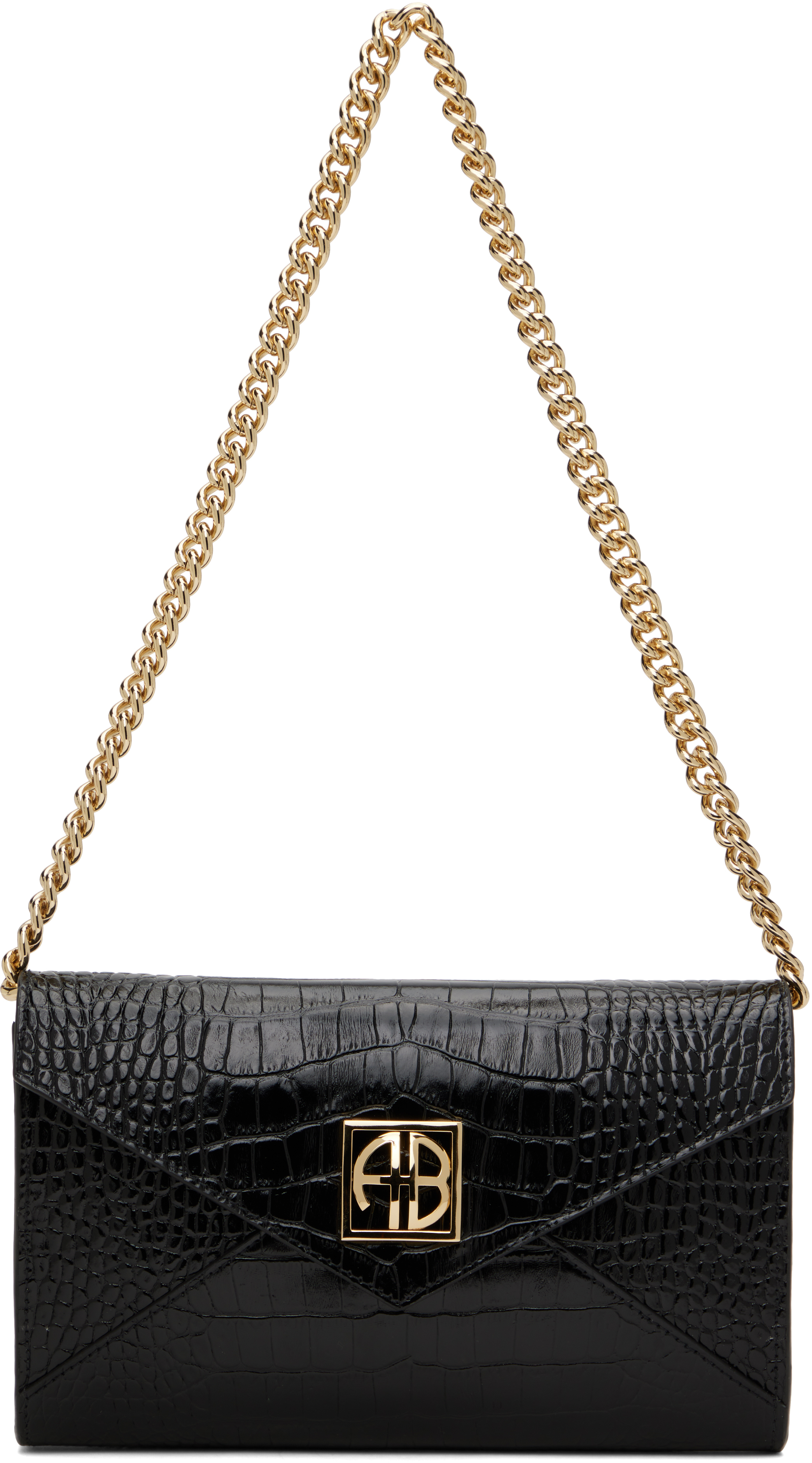 Black Small Elly Clutch Bag