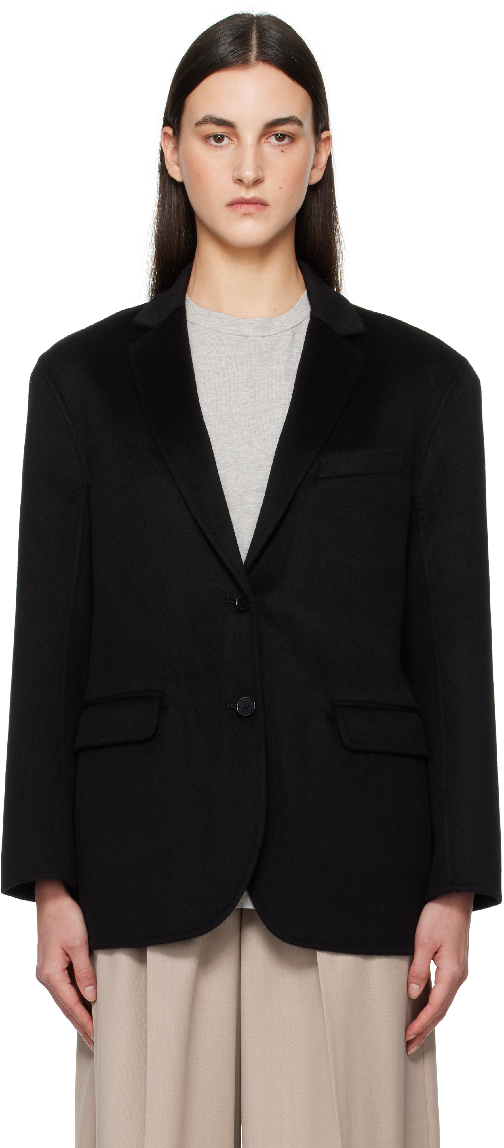 【関税込み】ANINE BING タン Quinn テーラードジャケット ANINE BING Quinn Blazer in Deep Sand | REVOLVE