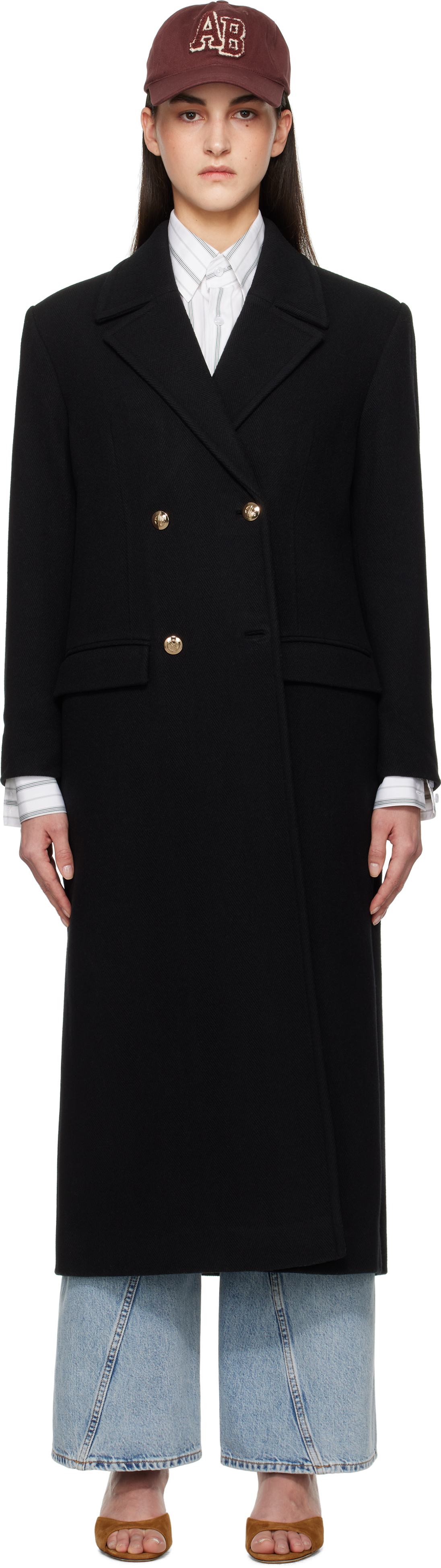 【関税込み】ANINE BING ブラック Raleigh コート Women's Raleigh coat | ANINE BING | 24S