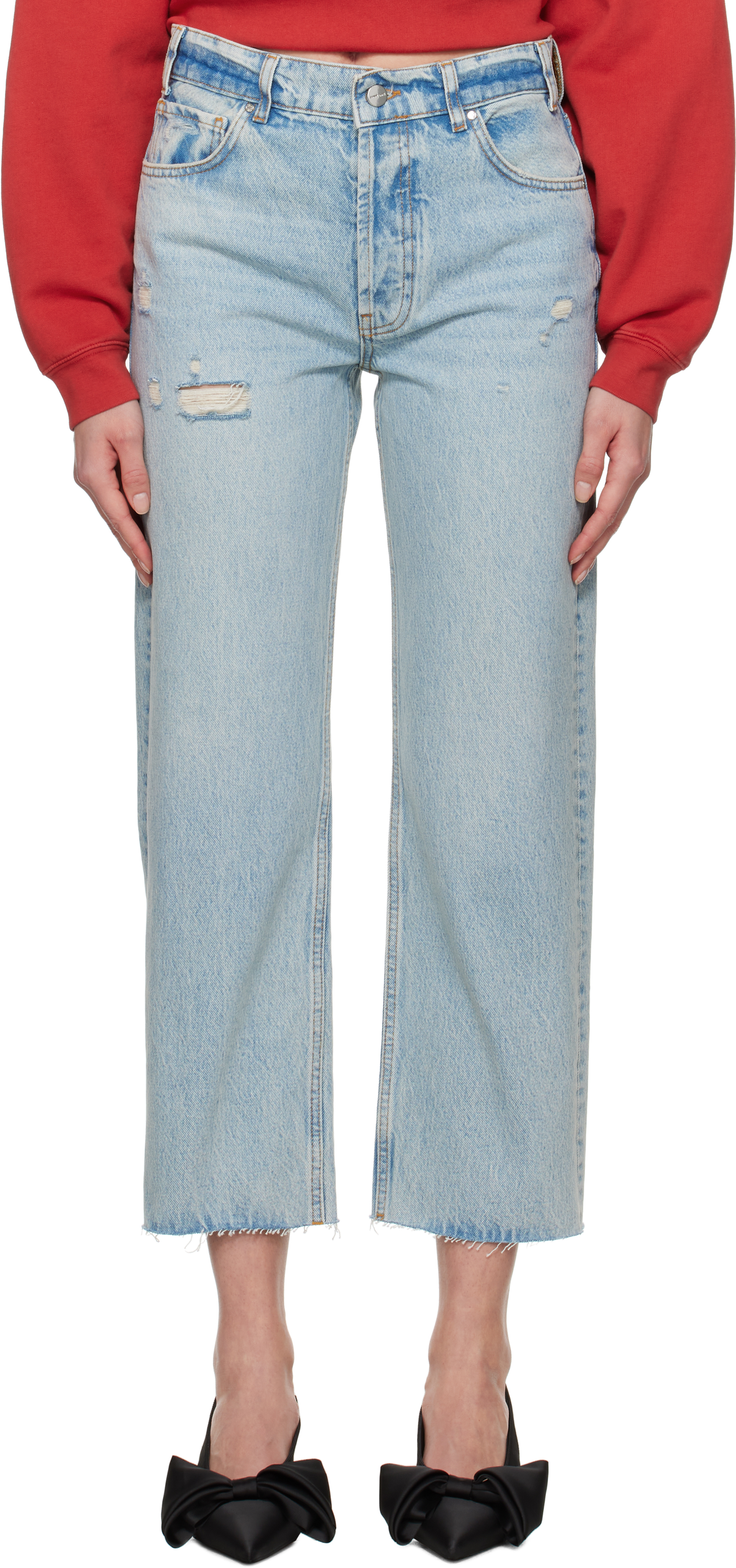 Blue Gavin Jeans by ANINE BING on Sale