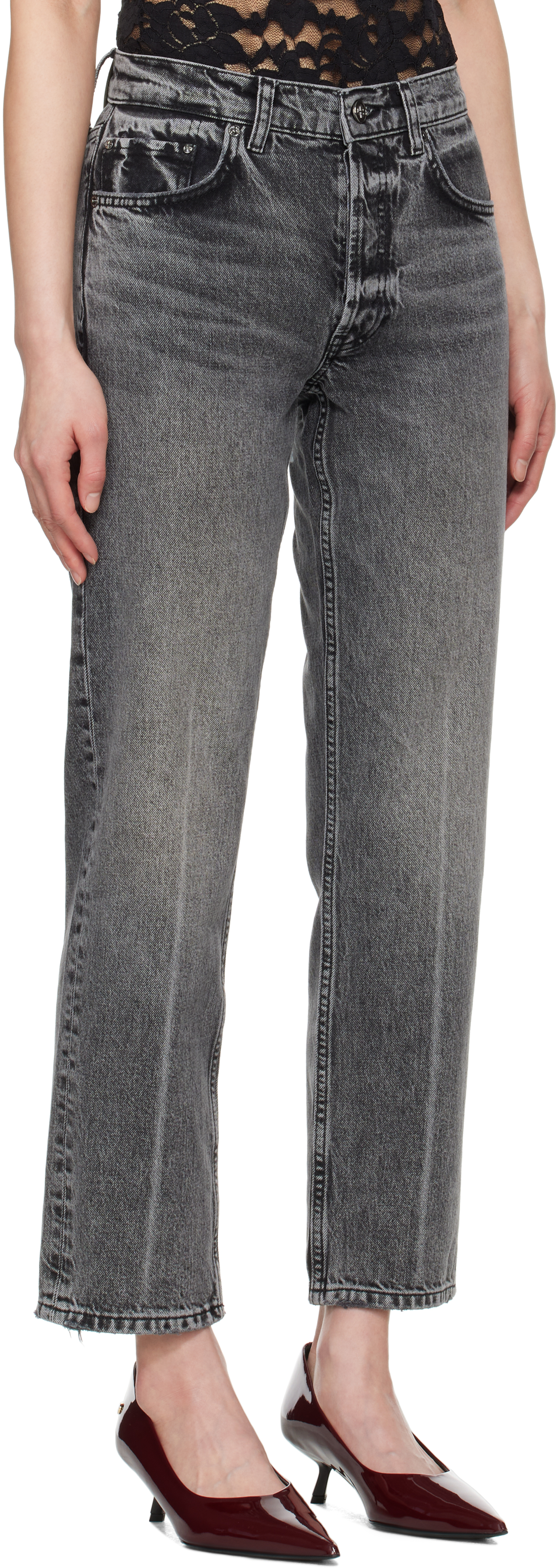 ANINE BING GRAY KATE JEANS