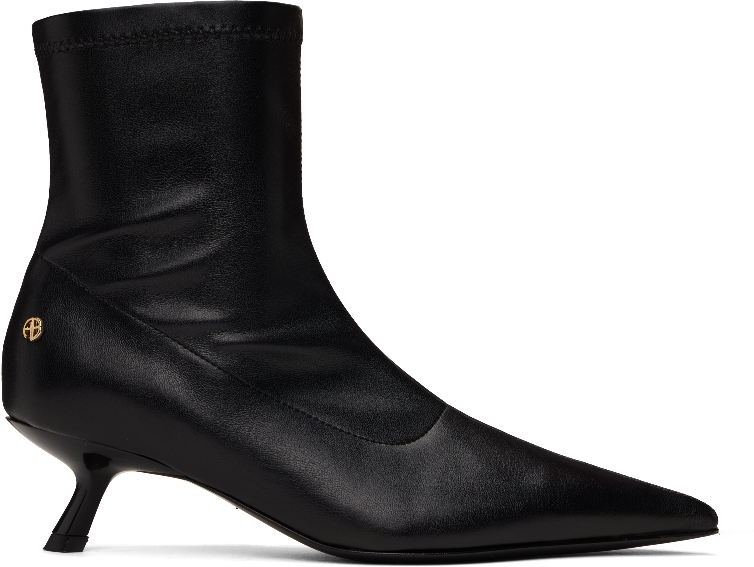 【関税込み】ANINE BING ブラック Hilda ブーツ ANINE BING Hilda Boots - Black