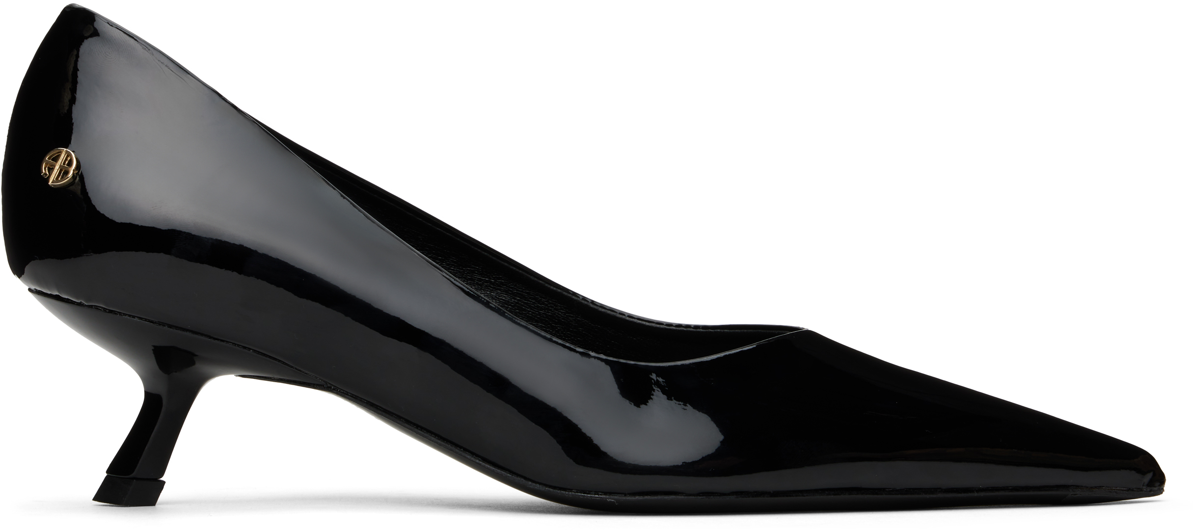 【関税込み】ANINE BING ブラック Hilda フラットブーツ ANINE BING Hilda Boots - High-Shine Black