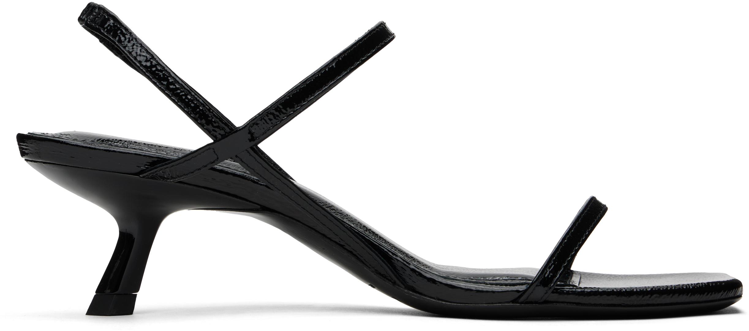 Black Hilda Heeled Sandals