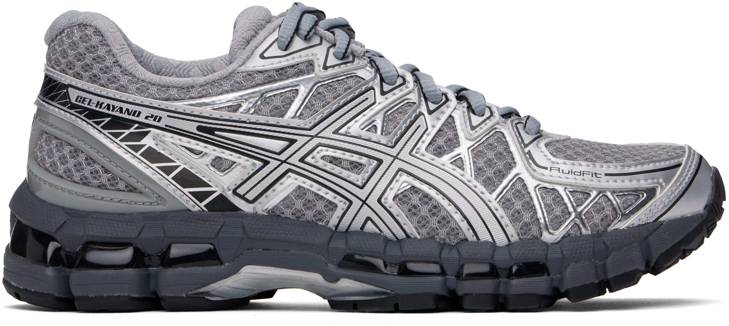 Gray & Silver GEL-KAYANO 20 Sneakers