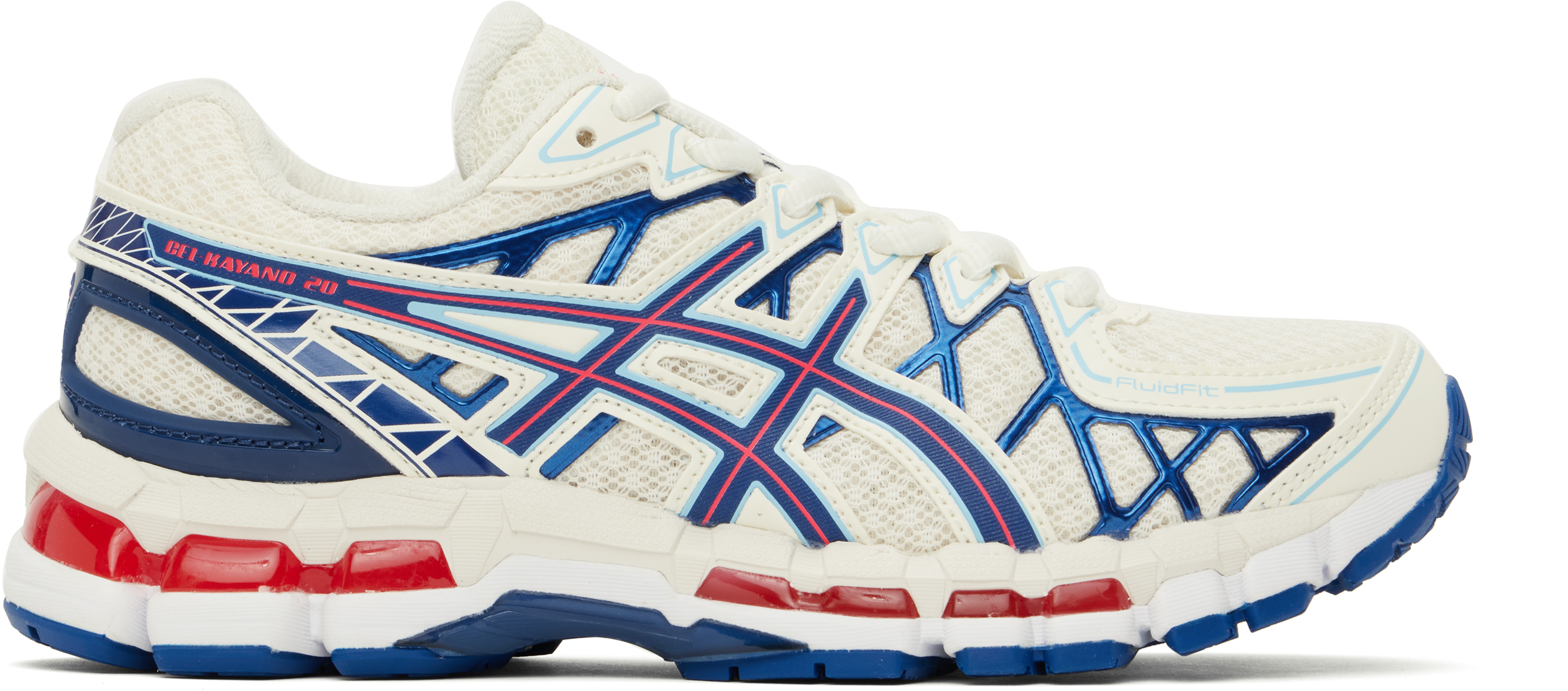 Off-White & Blue GEL-KAYANO 20 Sneakers