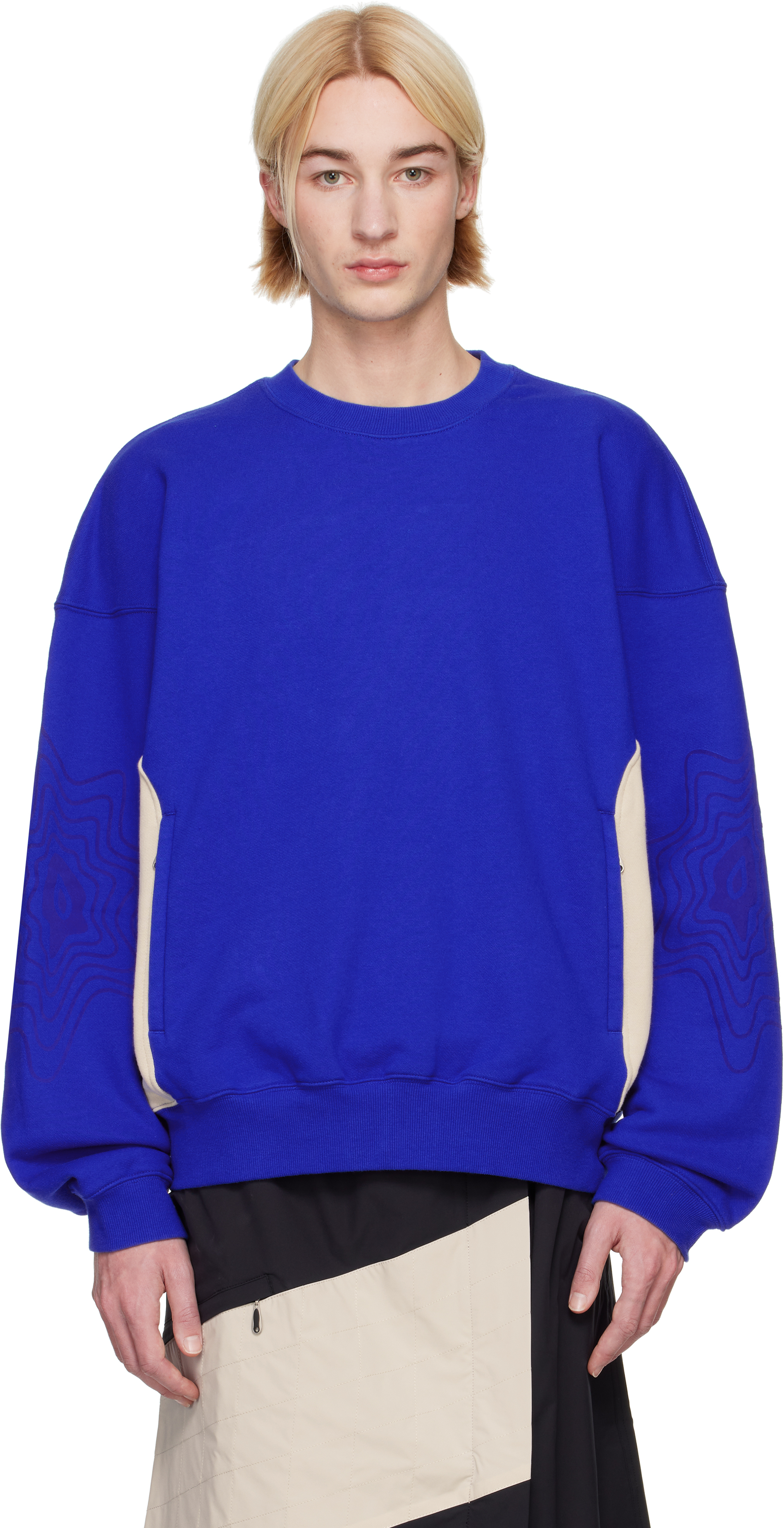 Blue Kiko Kostadinov Edition Bixance Sweatshirt