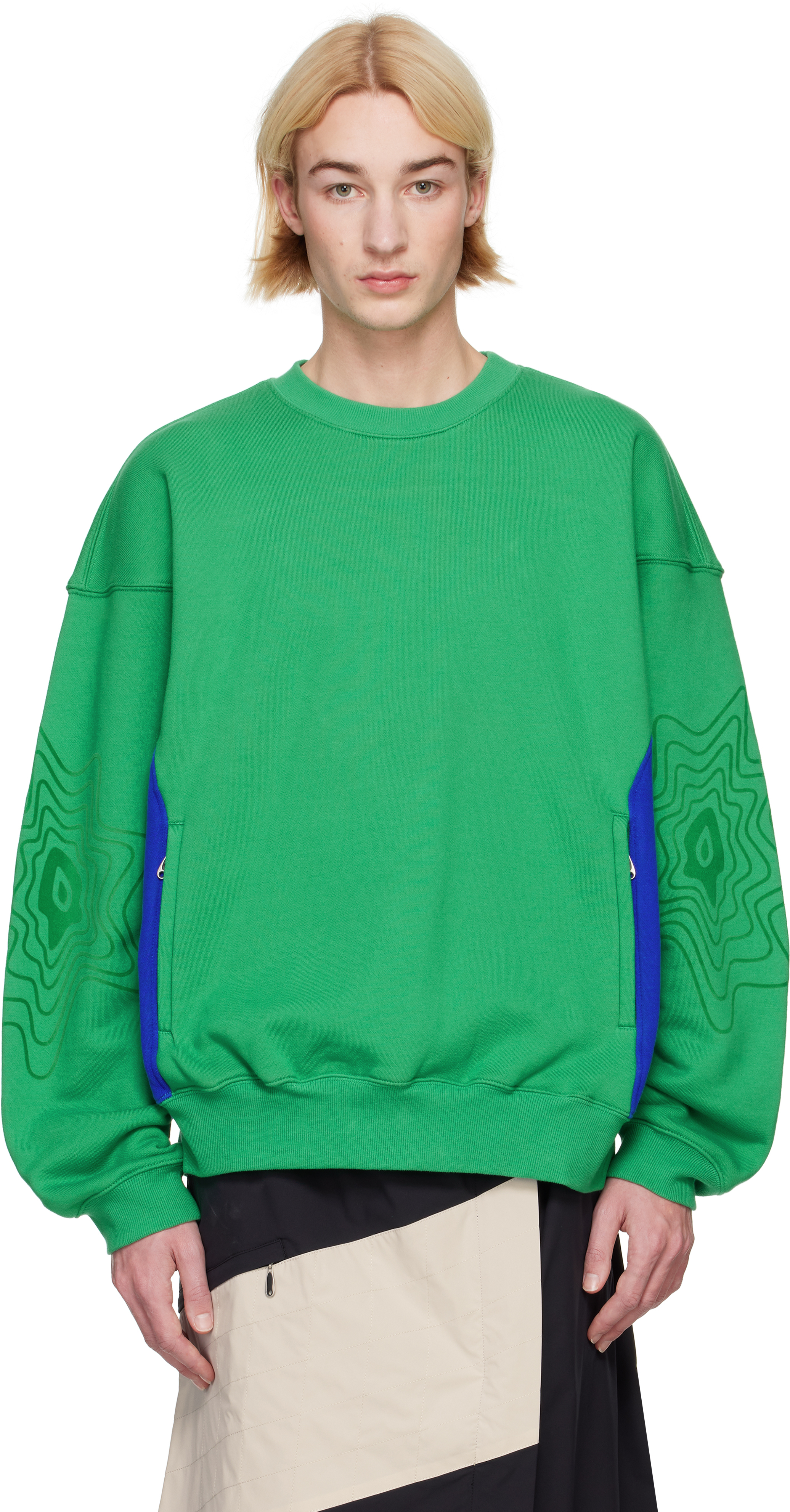 Green Kiko Kostadinov Edition Bixance Sweatshirt