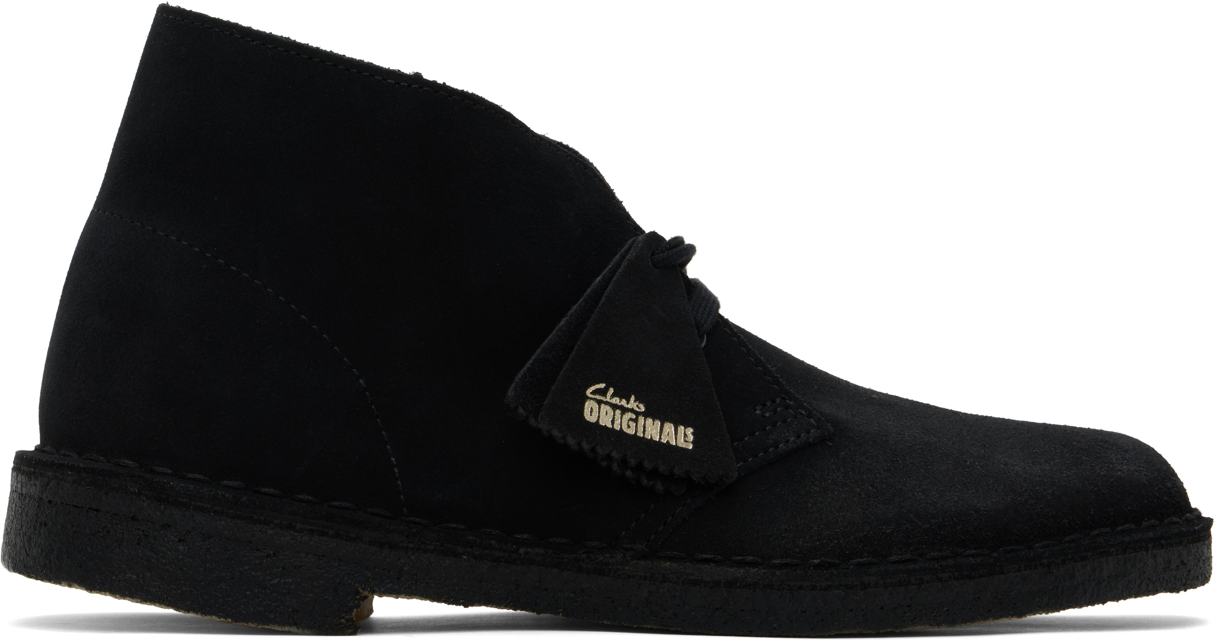 Black Suede Desert Boots