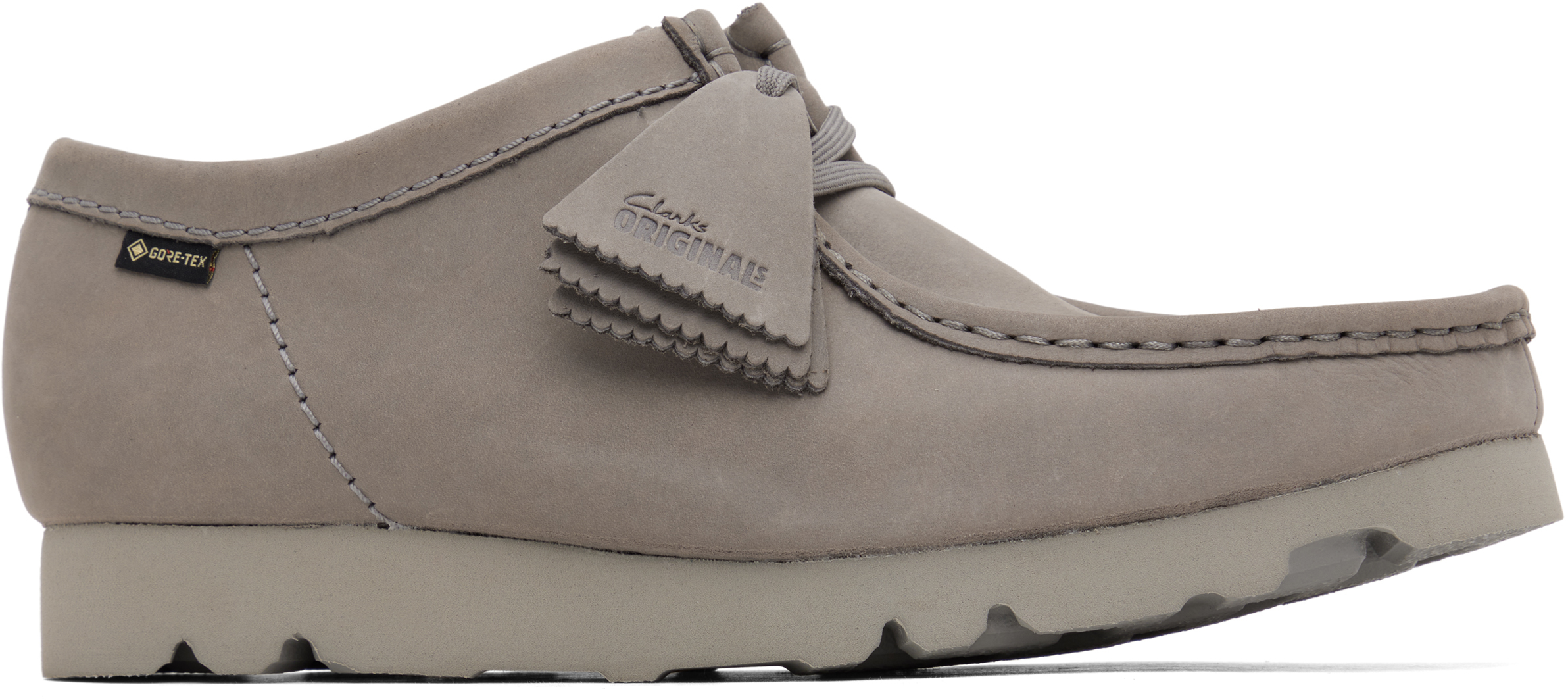Clarks  Wallabee グレー Gray Wallabee Gore-Tex Derbys by Clarks Originals on Sale