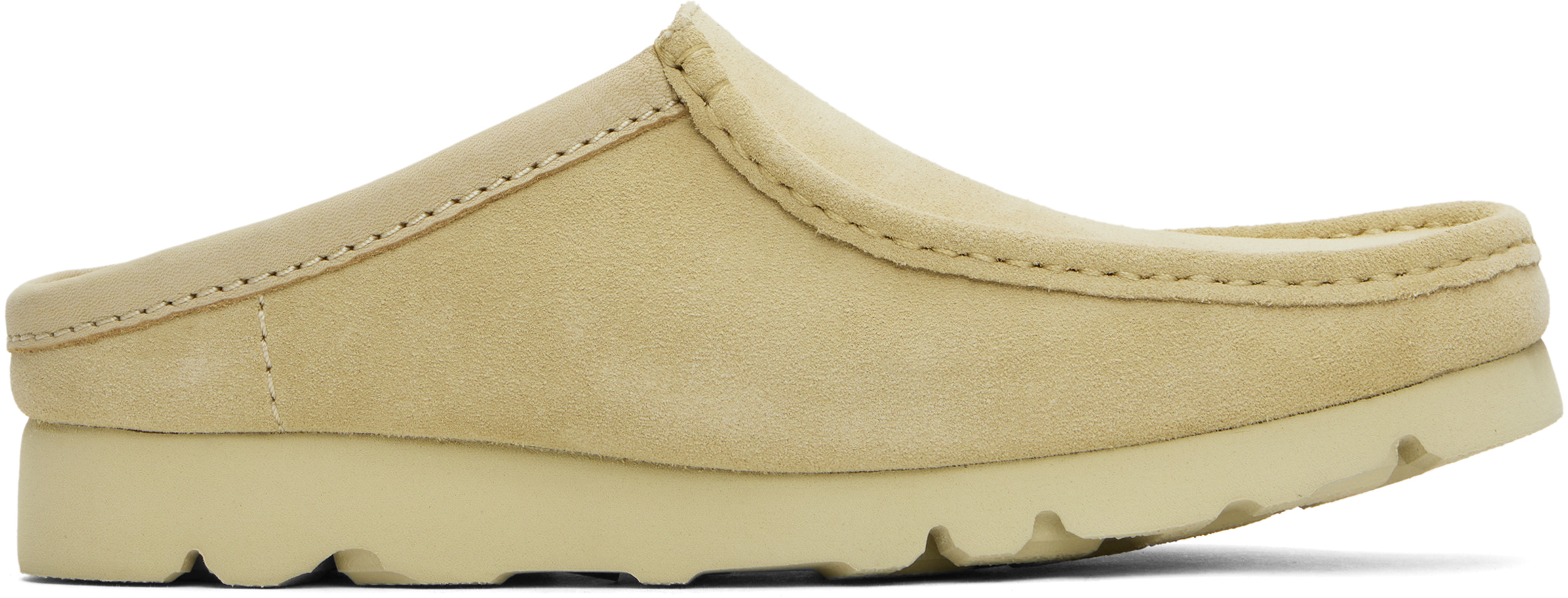 Clarks Wallabee Cup 26171855 Womens Beige Oxfords & Lace Ups
