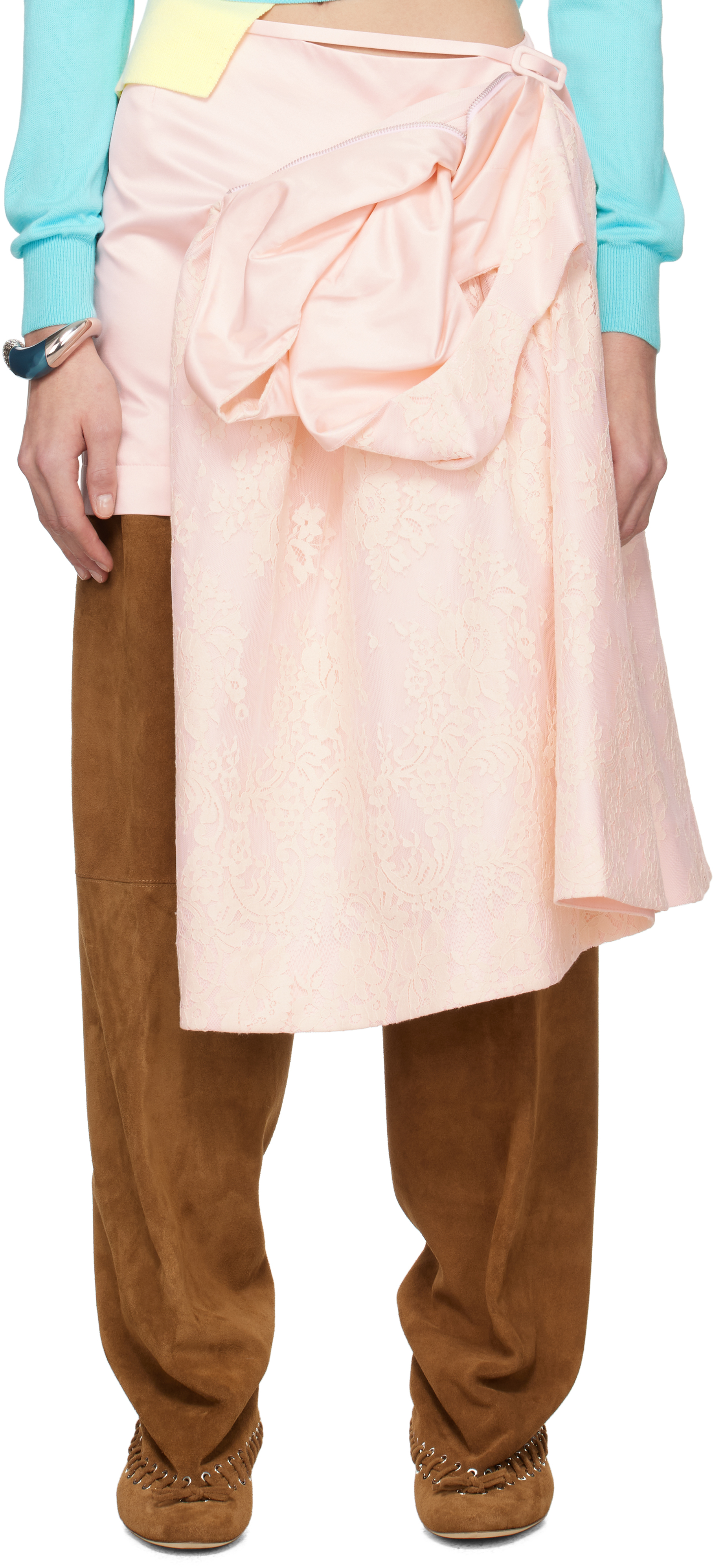 All In Pink Tilted Display Miniskirt