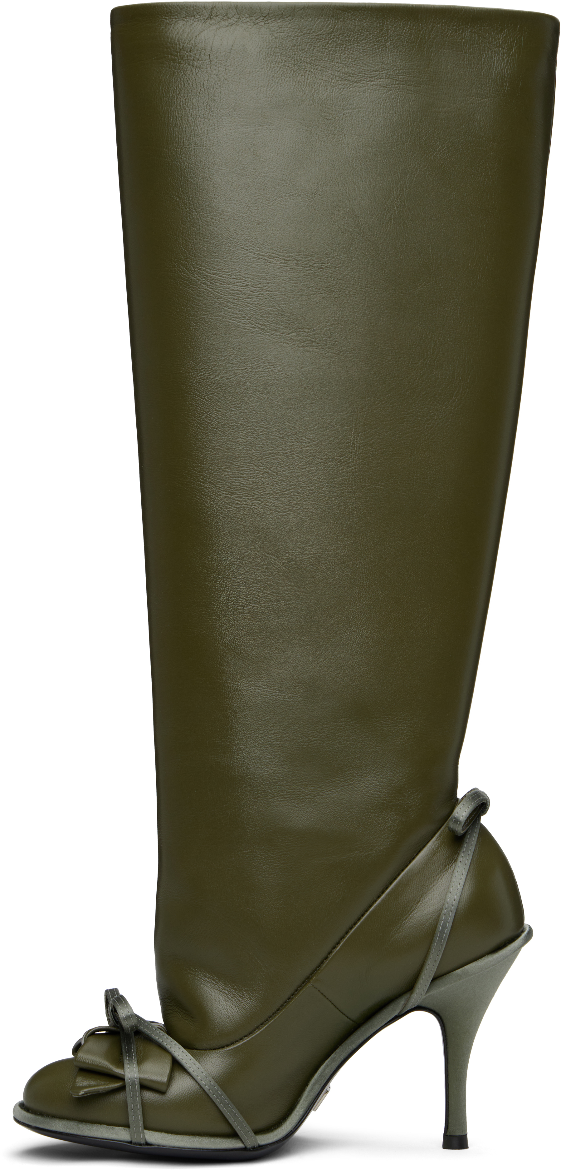 All In Khaki Double Tall Boots