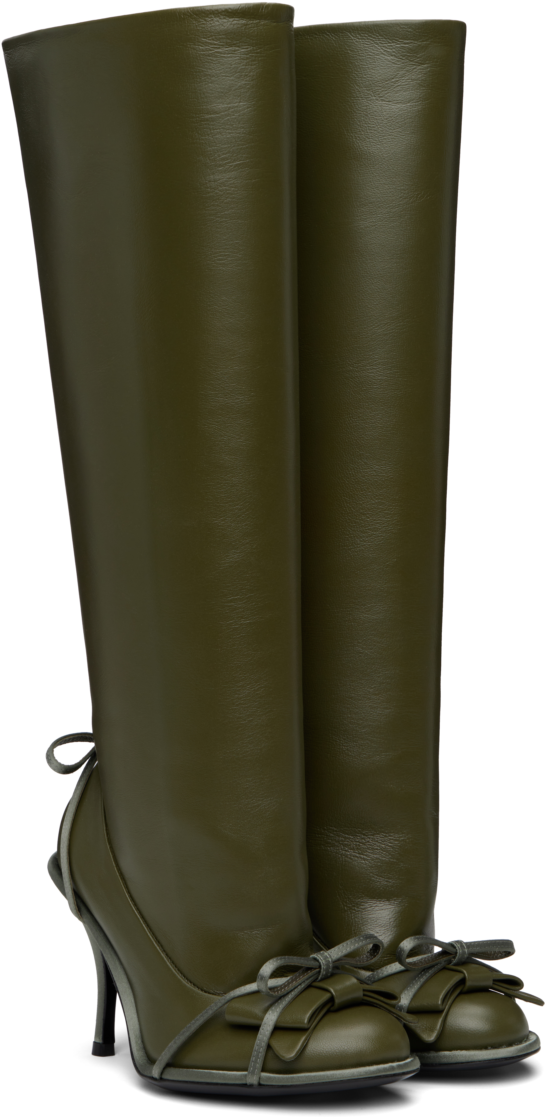 All In Khaki Double Tall Boots
