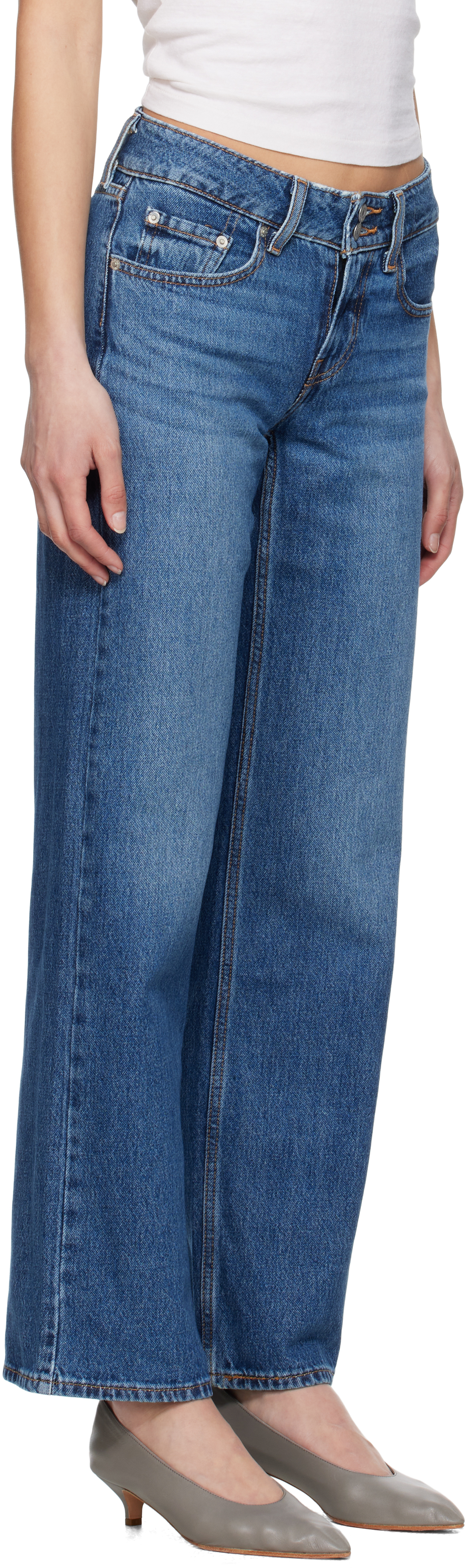 LEVI'S BLUE SUPERLOW JEANS 