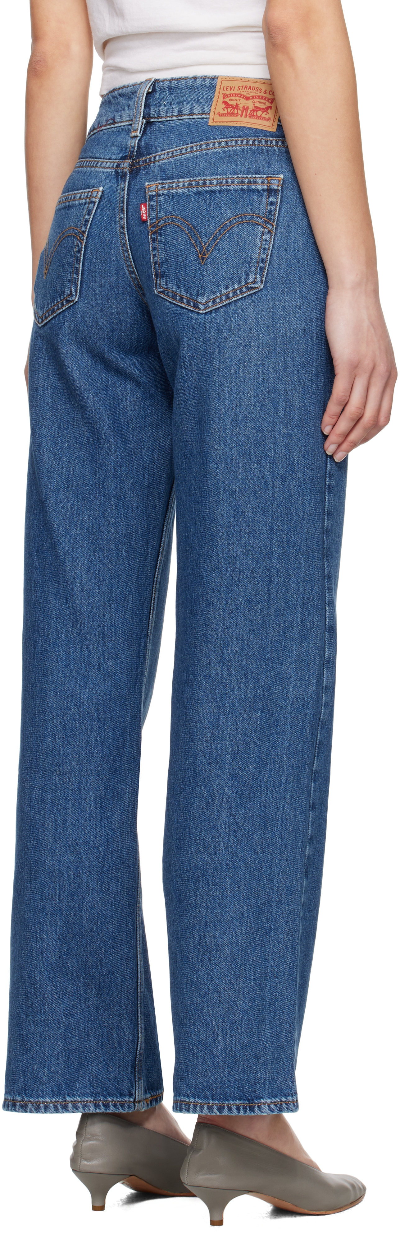 LEVI'S BLUE SUPERLOW JEANS 