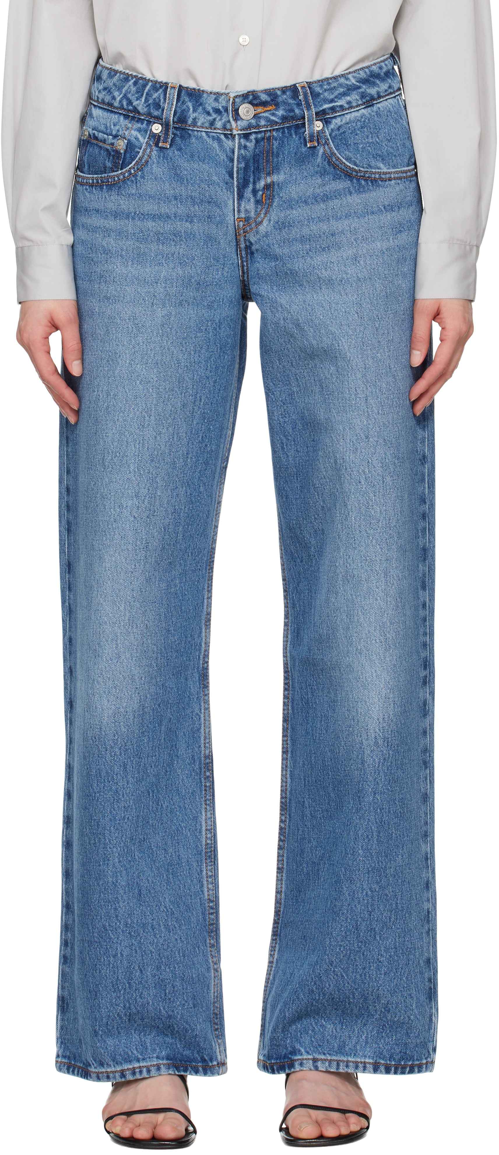 LEVI'S BLUE LOW LOOSE JEANS