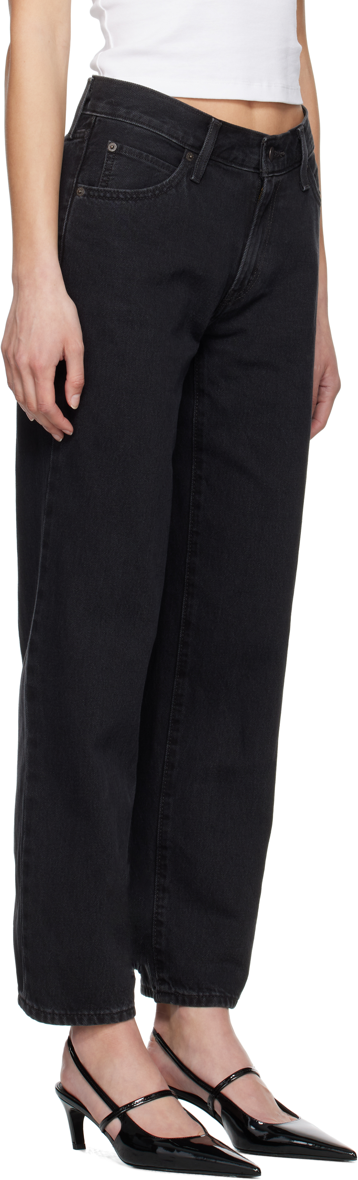 LEVI'S BLACK '94 BAGGY JEANS 