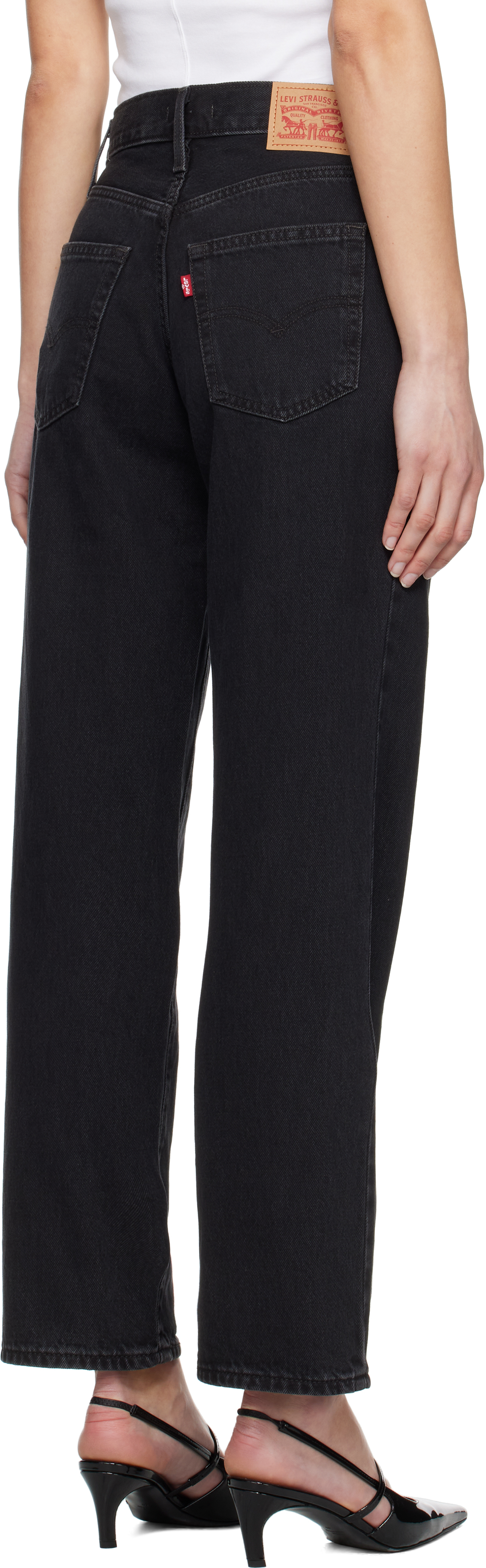 LEVI'S BLACK '94 BAGGY JEANS 