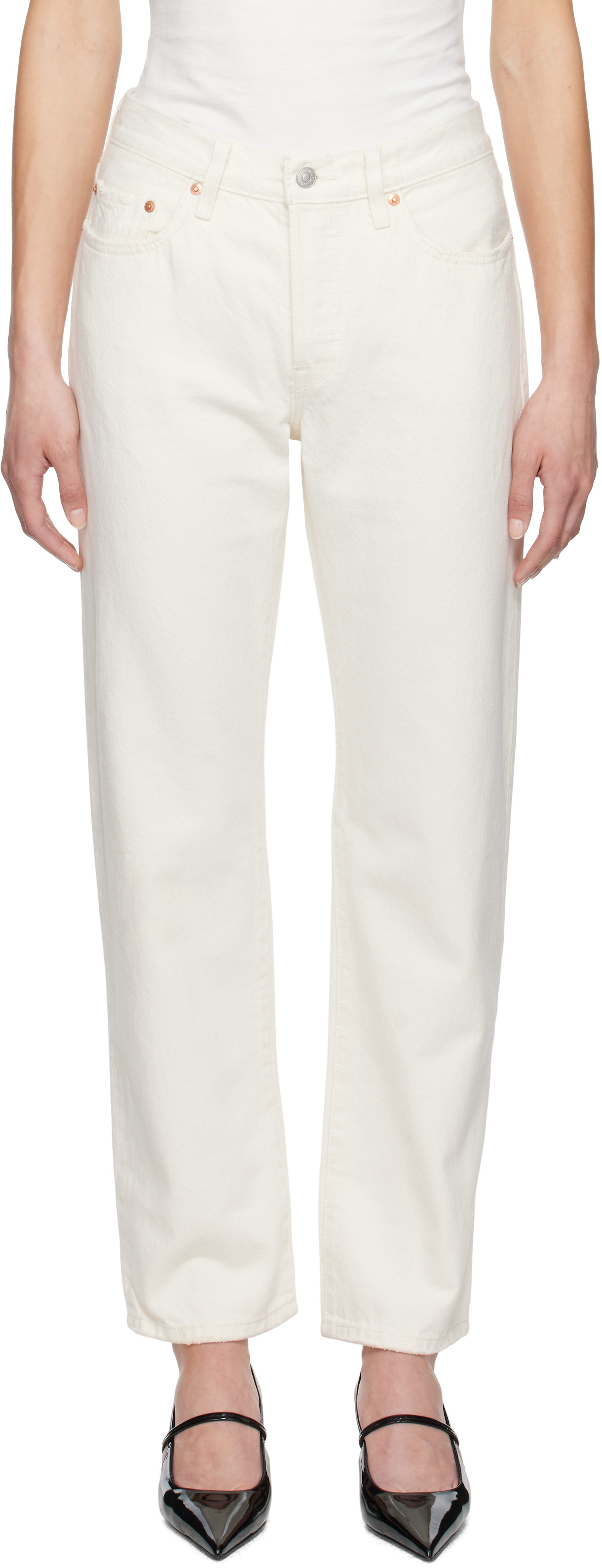 Levi's: Off-White 501 '90s Jeans | SSENSE