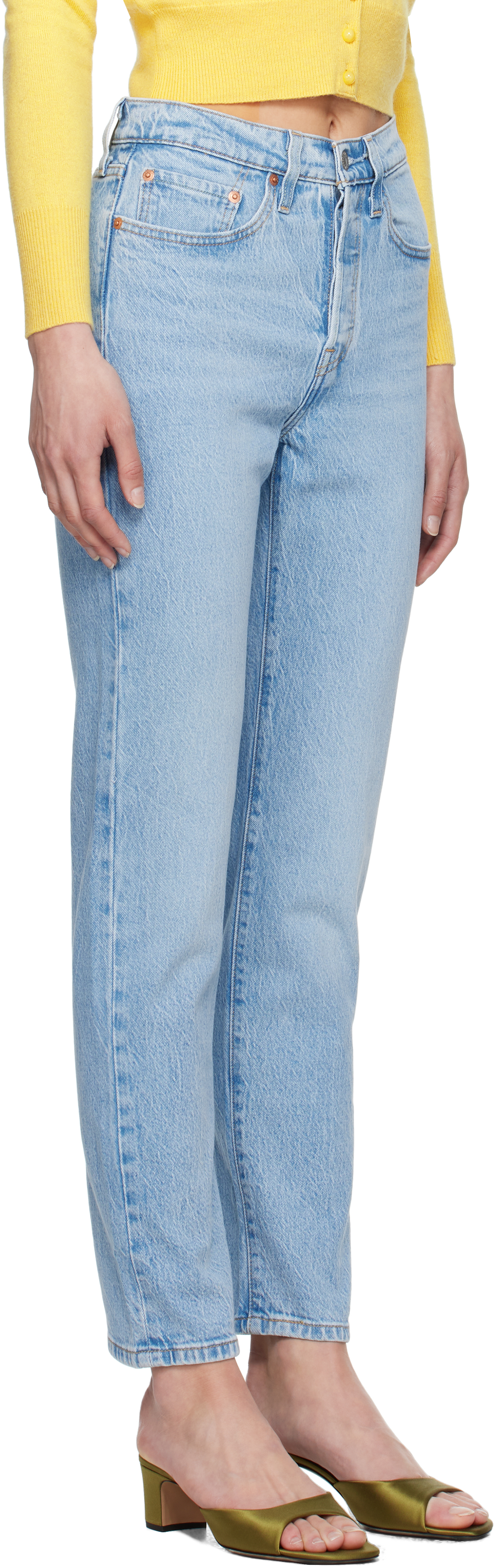 Levi's Blue 501 Original Fit Jeans In Hollow Days