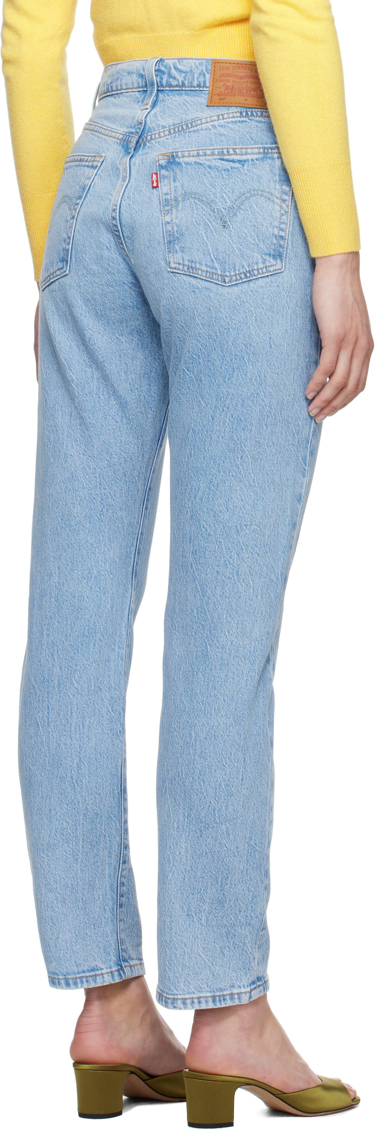 Levi's Blue 501 Original Fit Jeans In Hollow Days