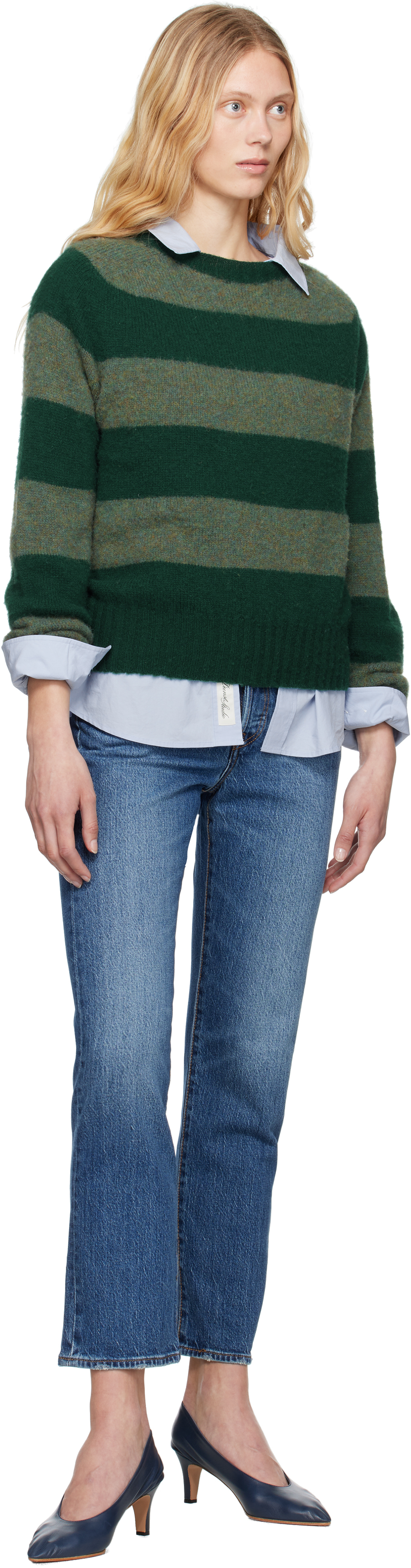 Levi's Blue Wedgie Straight Fit Jeans In Unstoppable Wear